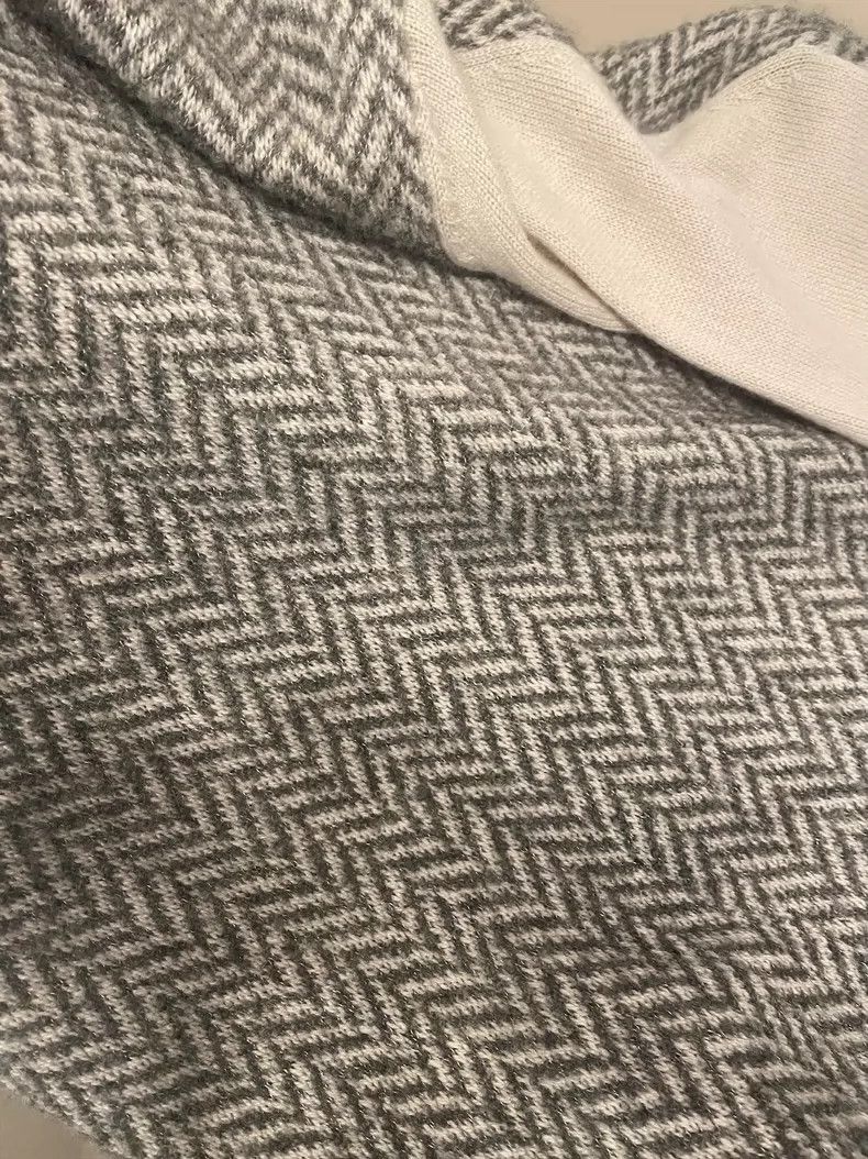 Loro Piana LORO PIANA Gray beige goat cashmere sweater dress Size M / US 6-8 / IT 42-44 - 9 Thumbnail