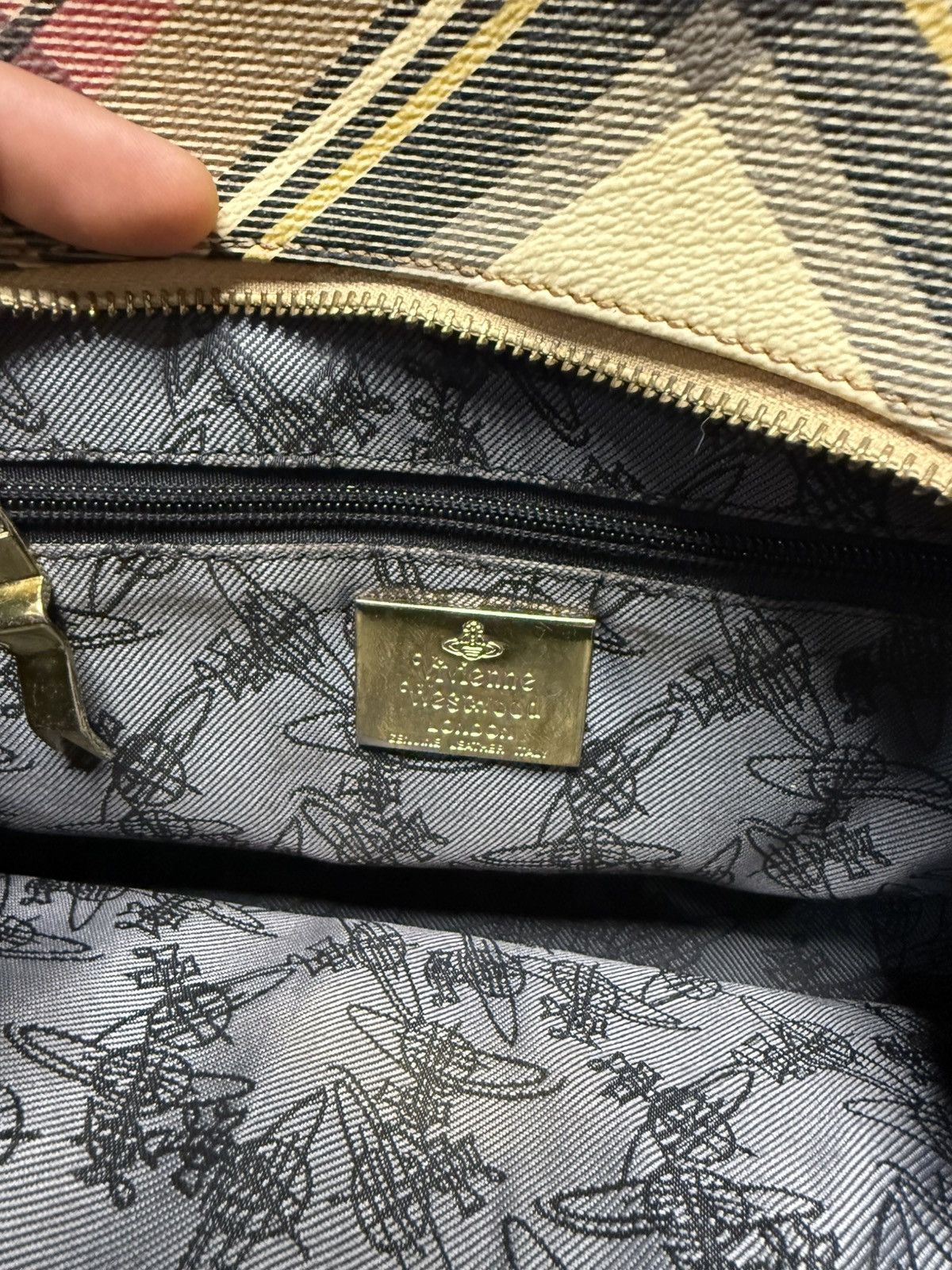 Vivienne Westwood Vivienne Westwood Tartan Plaid Yasmine Bag Size ONE SIZE - 13 Thumbnail