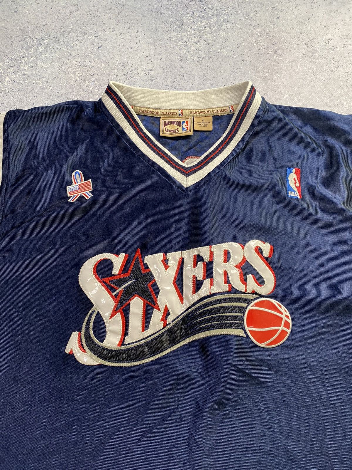 NBA Harwood Classic NBA Sixers Iverson #3 Jersey Size US XL / EU 56 / 4 - 4 Thumbnail