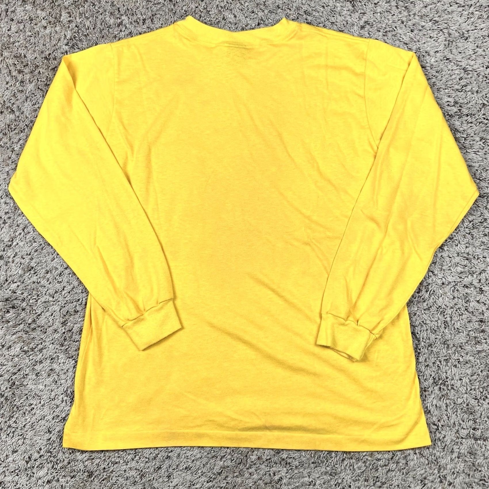 Lands' End VINTAGE Lands End T-Shirt Women Large Yellow 90s Shirt Crew Neck Long Sleeve Size L / US 10 / IT 46 - 3 Thumbnail
