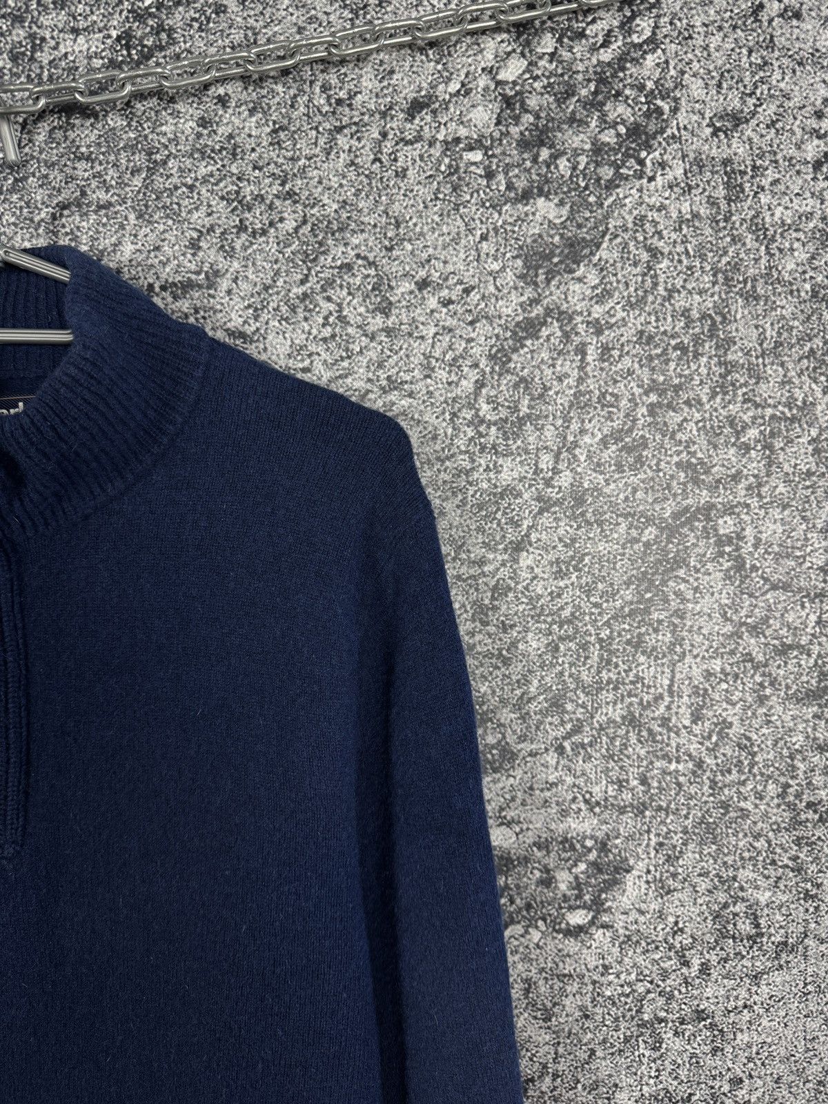 Barbour Barbour Wool Knit Sweater 1/4 Zip Button Pullover Size XL Size US XL / EU 56 / 4 - 2 Thumbnail