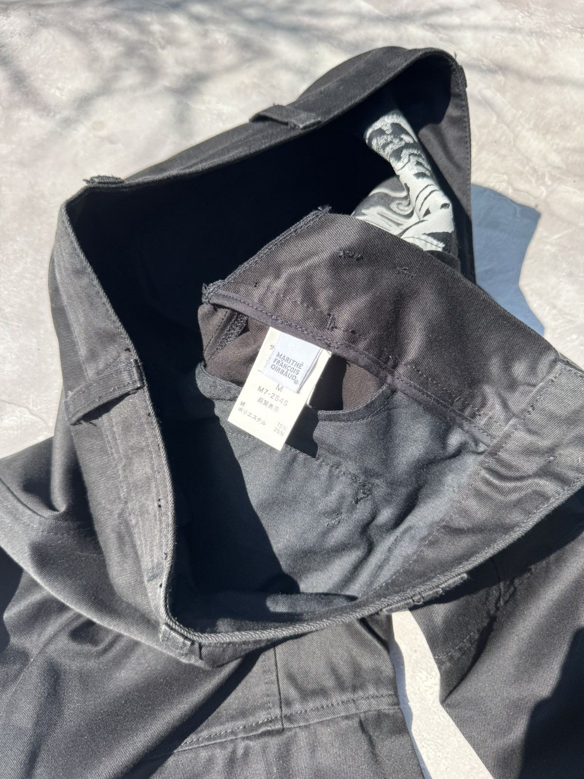 Marithe + Francois Girbaud Vintage Le Casual Marithe Francois Girbaud Man's Black pants Size US 32 / EU 48 - 10 Thumbnail