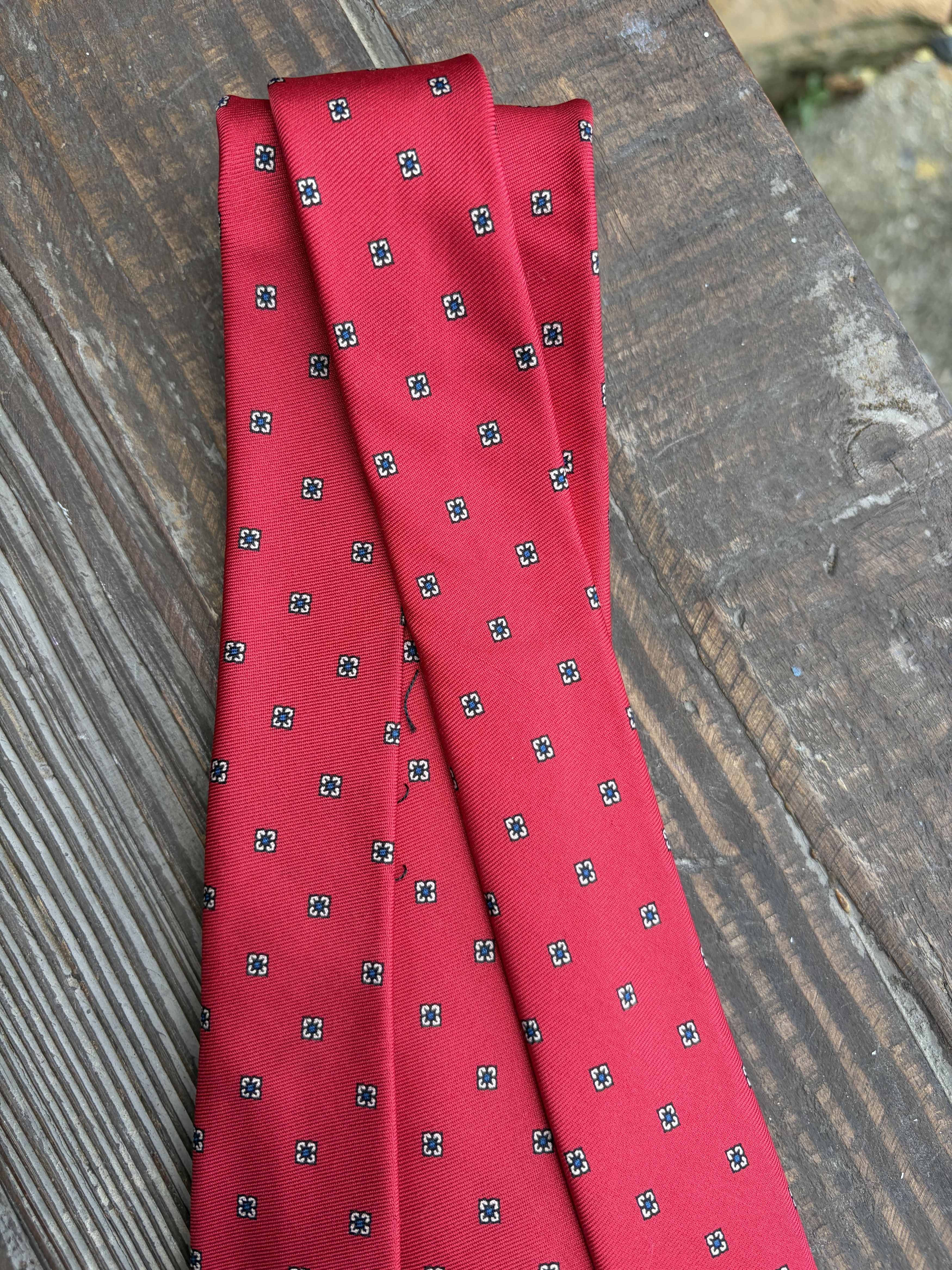 Brooks Brothers Vintage Brook Brothers Silk Red Tie Size ONE SIZE - 3 Thumbnail