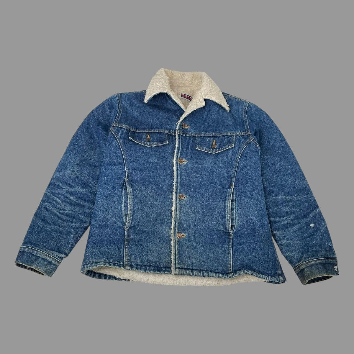 Big Mac × Vintage Vintage 1980s Big Mac denim sherpa jacket Size US L / EU 52-54 / 3 - 2 Thumbnail