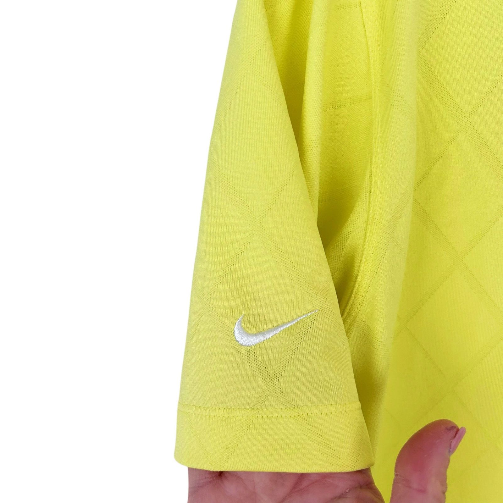 Nike Nike Golf Fit Dry Yellow Short Sleeve Polo Sz XL Size US XL / EU 56 / 4 - 6 Thumbnail