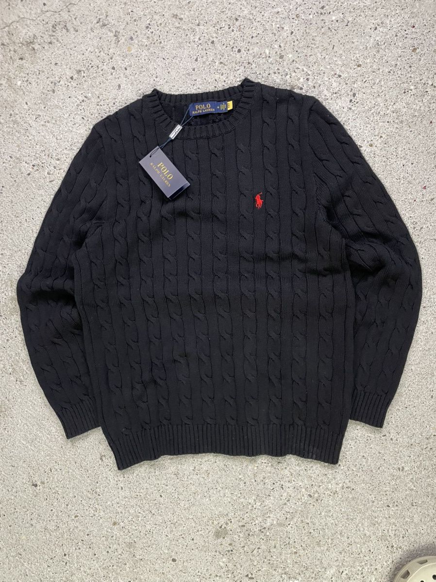 Polo Ralph Lauren Black sweater Polo Ralph Lauren Size US M / EU 48-50 / 2 - 3 Thumbnail