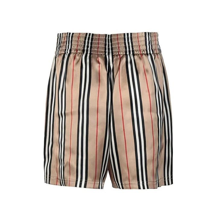 Burberry o1w1db10426 Stripe Shorts in Multicolor Size 26" / US 2 / IT 38 - 1 Preview