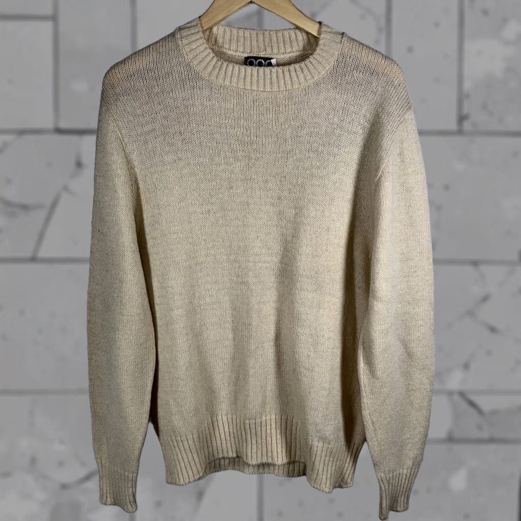 Gap VINTAGE Gap Beige Pullover Wool Sweater Mens L 80s Size US L / EU 52-54 / 3 - 1 Thumbnail