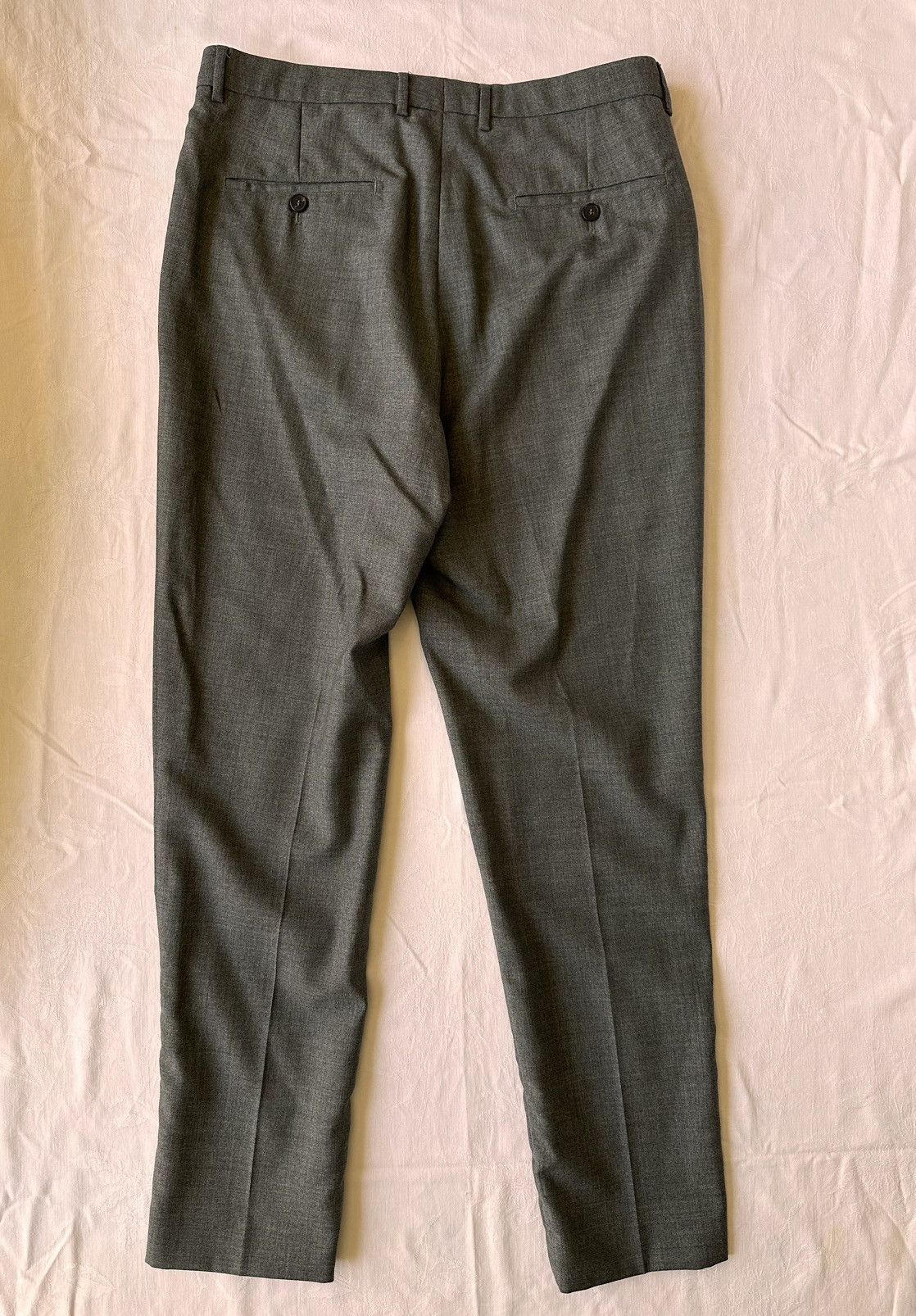 AMI Grey Ami Paris Suit Pant Size US 31 - 7 Thumbnail