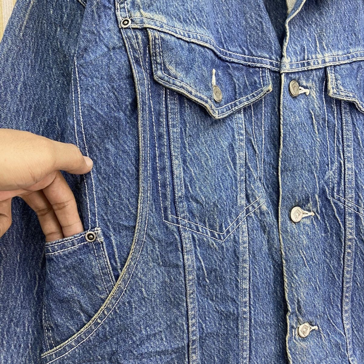 Vintage 🫶vintage blue denim trucker jacket-Denim Trucker Acid Wash Size US M / EU 48-50 / 2 - 7 Thumbnail