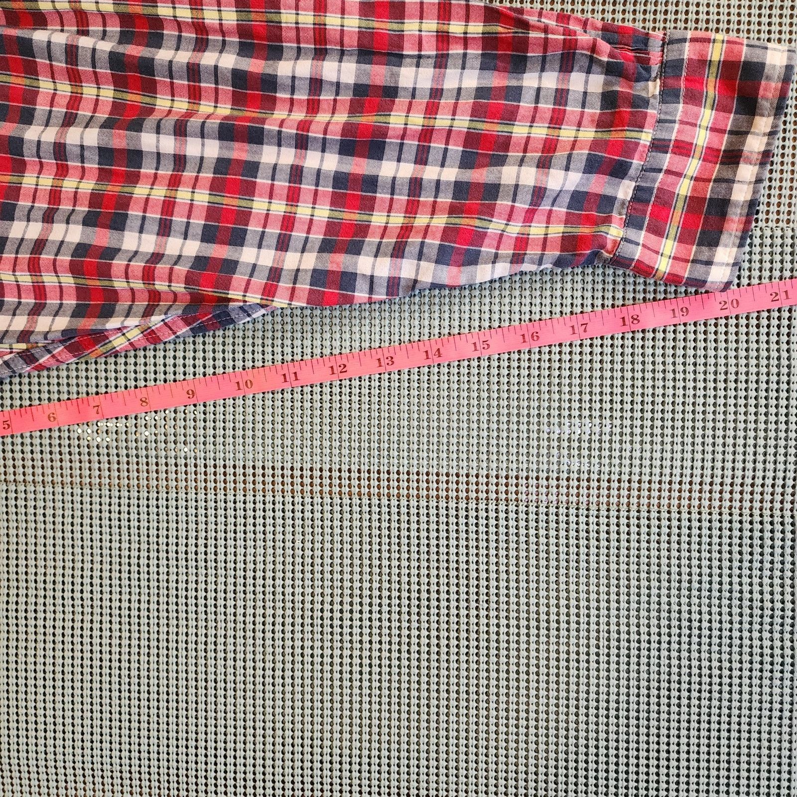 Brooks Brothers Brooks Brothers 346 XXL Plaid Shirt Red White Size US XXL / EU 58 / 5 - 5 Thumbnail