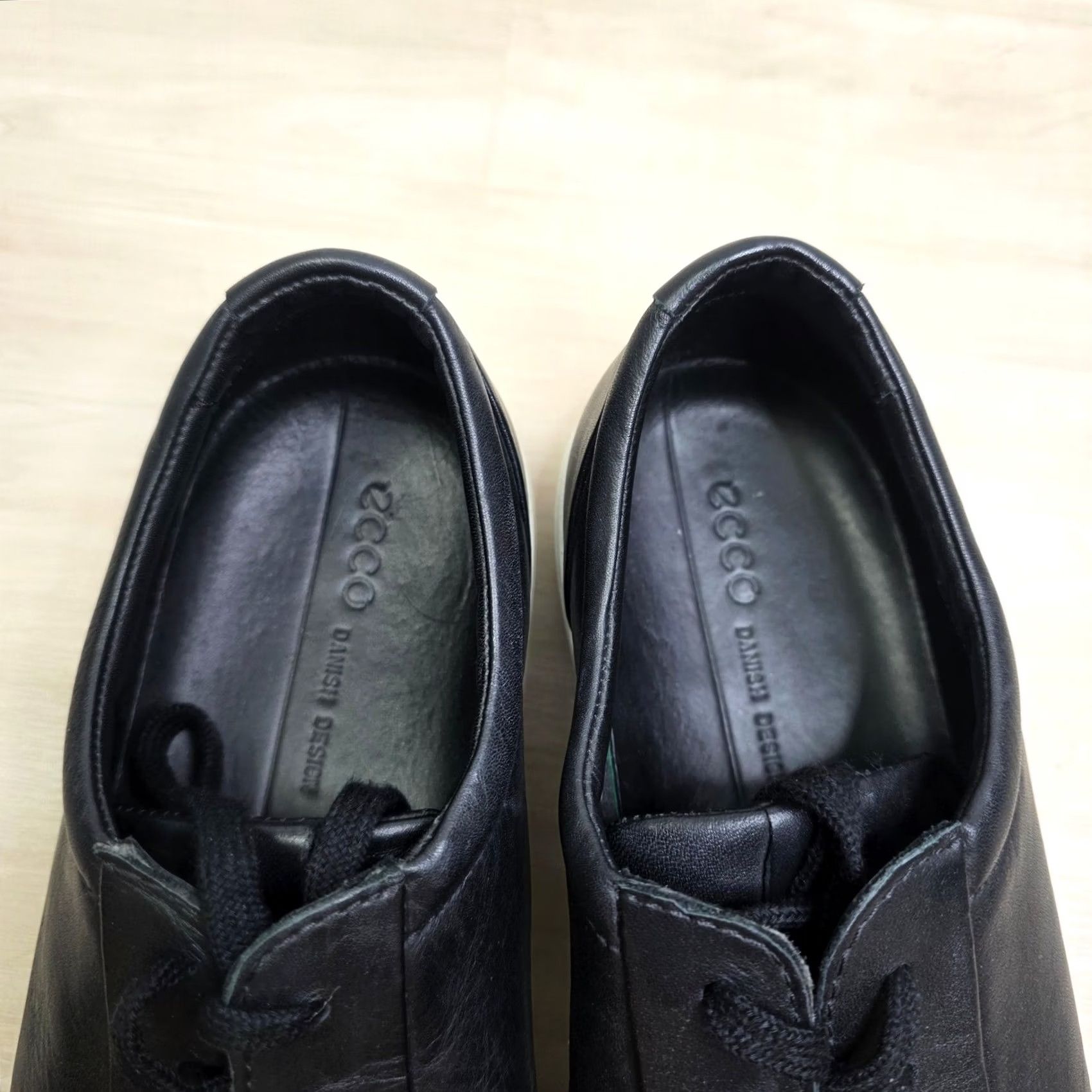 Ecco ECCO Soft 7 Mens Black Leather Low Top Sneakers Size 45 EU 11-11.5 US Size US L / EU 52-54 / 3 - 4 Thumbnail