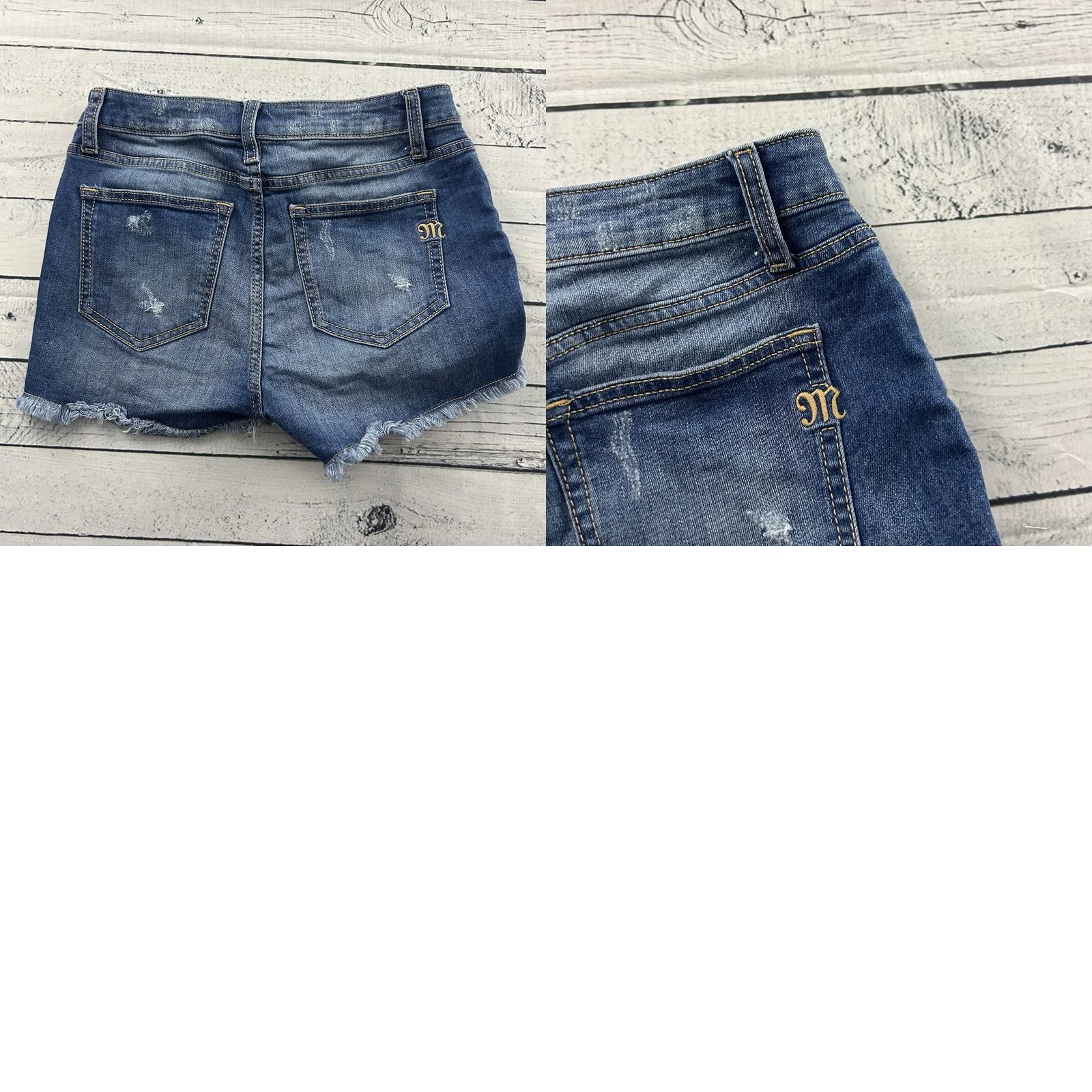 Miss Me Miss Me High Rise Short Denim Blue Jean Shorts Women's 28 Denim Cut-Off Shorts Ladies 28 Blue Womens Size 28" / US 6 / IT 42 - 8 Thumbnail