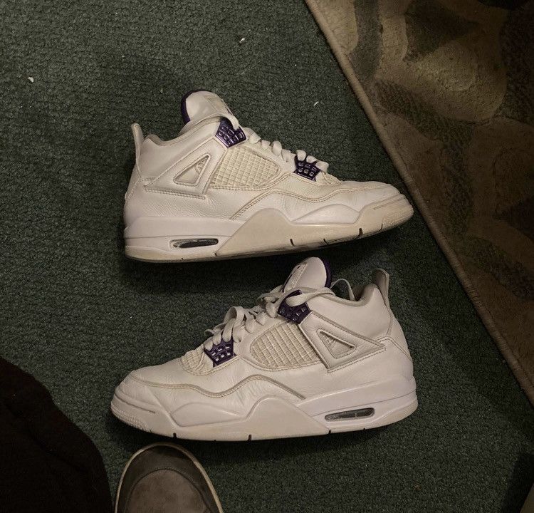 jordans 4 purple
