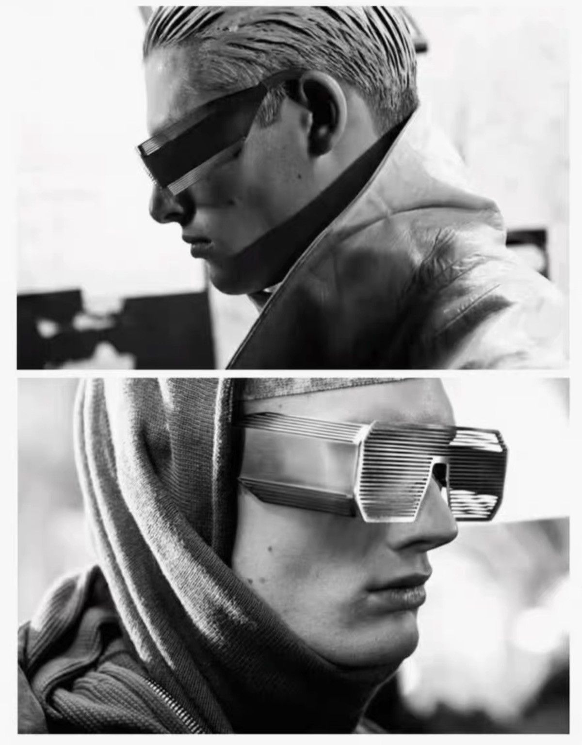 Boris Bidjan Saberi x Linda Farrow “Blinds” Sunglasses
