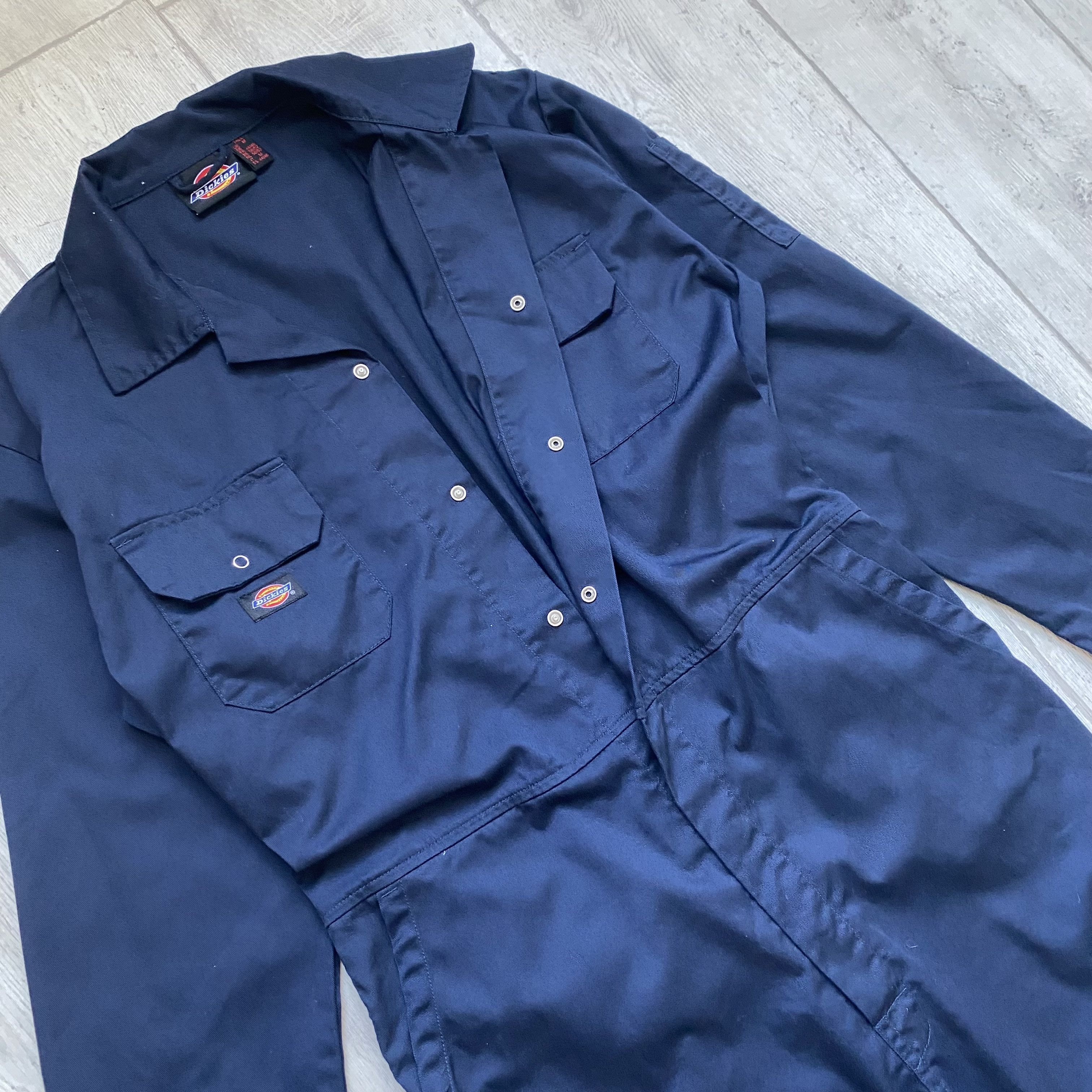Dickies ⚒️ Vintage 00s Dickies work jumpsuit Coverall Y2K Carhartt Size US 32 / EU 48 - 12 Thumbnail