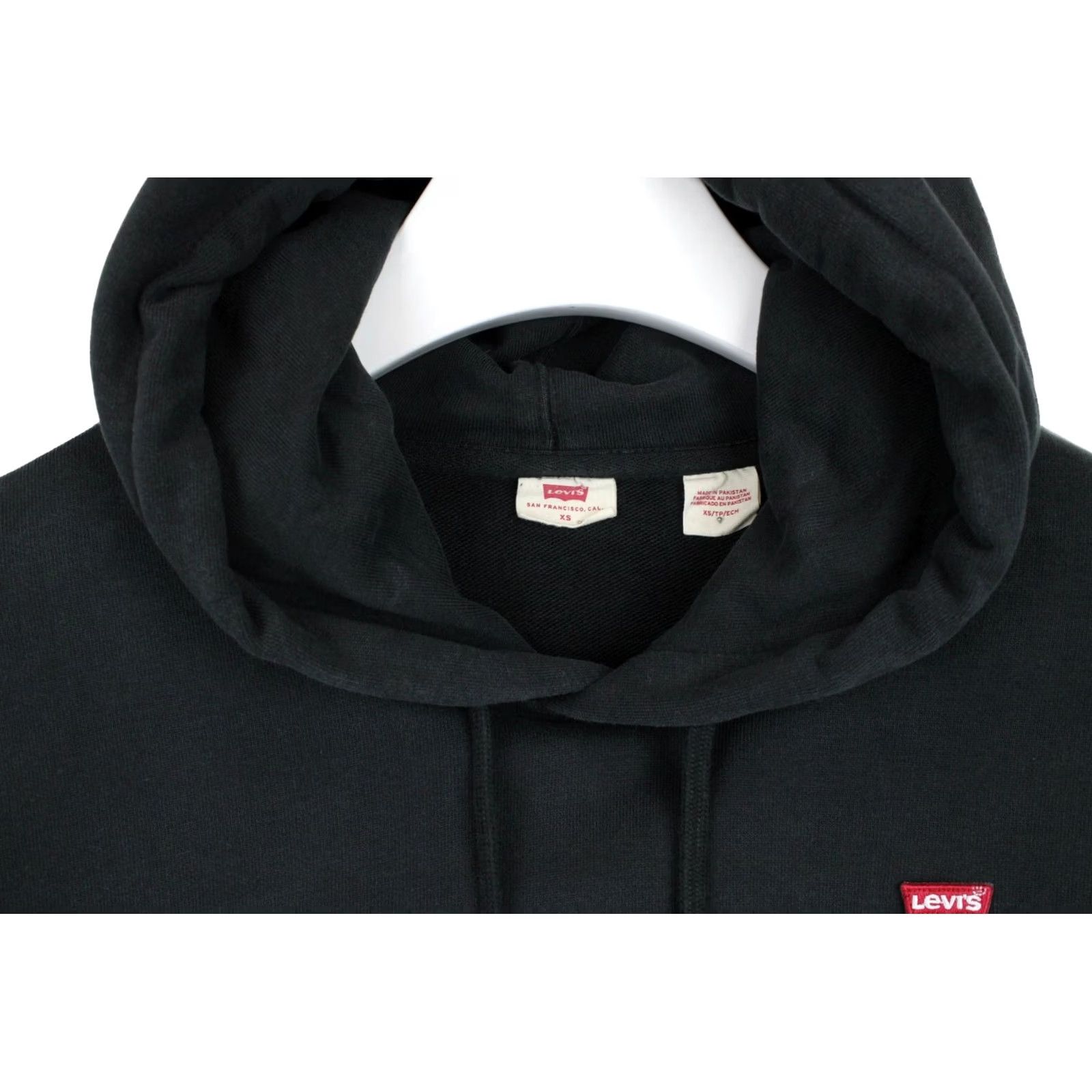 Levi's LEVI'S Hoodie Women's XS Pullover Kangaroo Pocket Black Size XS / US 0-2 / IT 36-38 - 4 Thumbnail