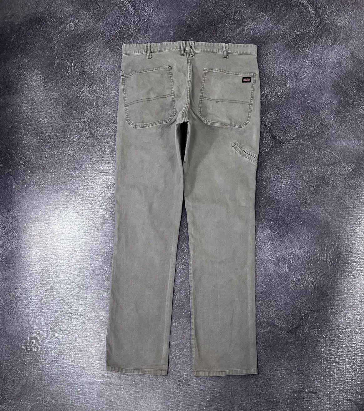 Dickies × Vintage Vintage Dickies American Faded Grey Hype Work Pants Size US 34 / EU 50 - 1 Thumbnail