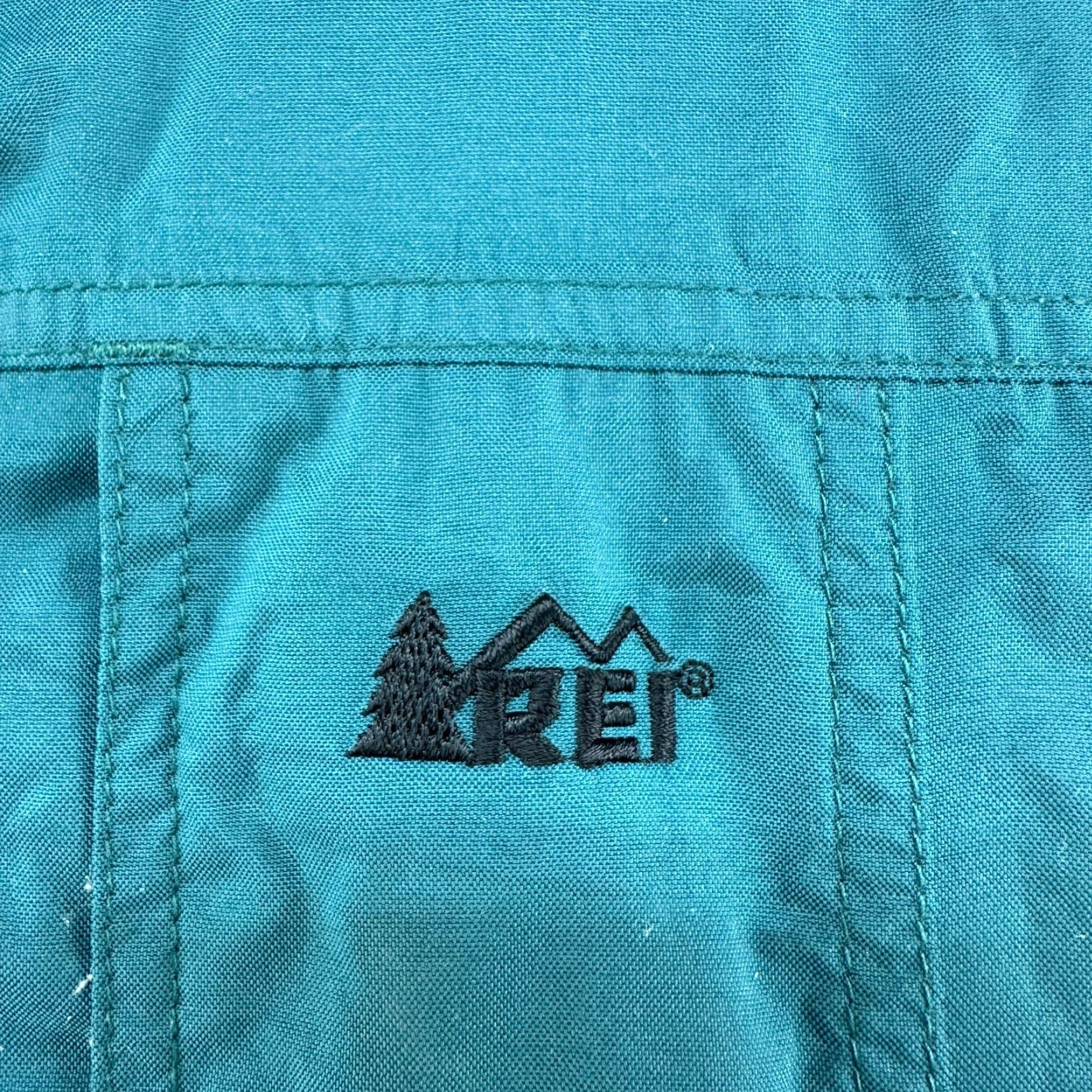 Vintage VINTAGE REI Jacket Parka Hooded Rain Coat Nylon 90s XL Green Men Size US XL / EU 56 / 4 - 6 Thumbnail