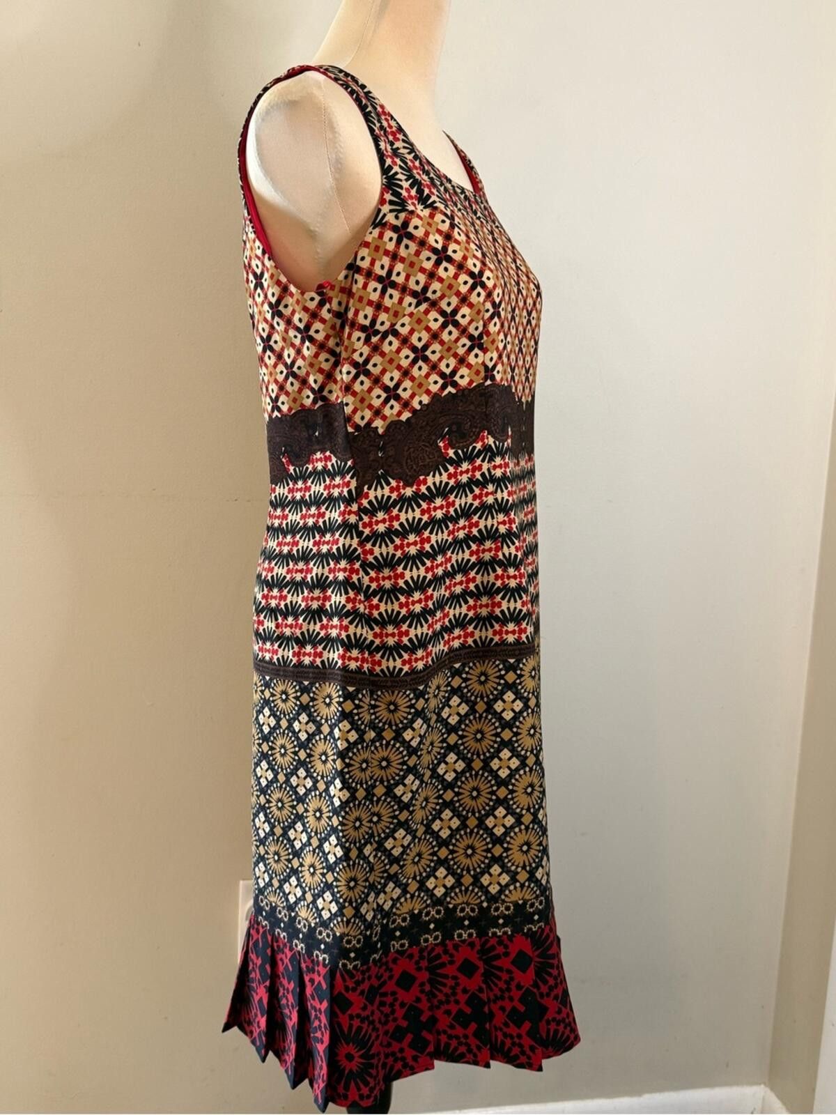 Other Danny & Nicole boho sleeveless midi dress neutral hues SZ 8P Size M / US 6-8 / IT 42-44 - 2 Thumbnail