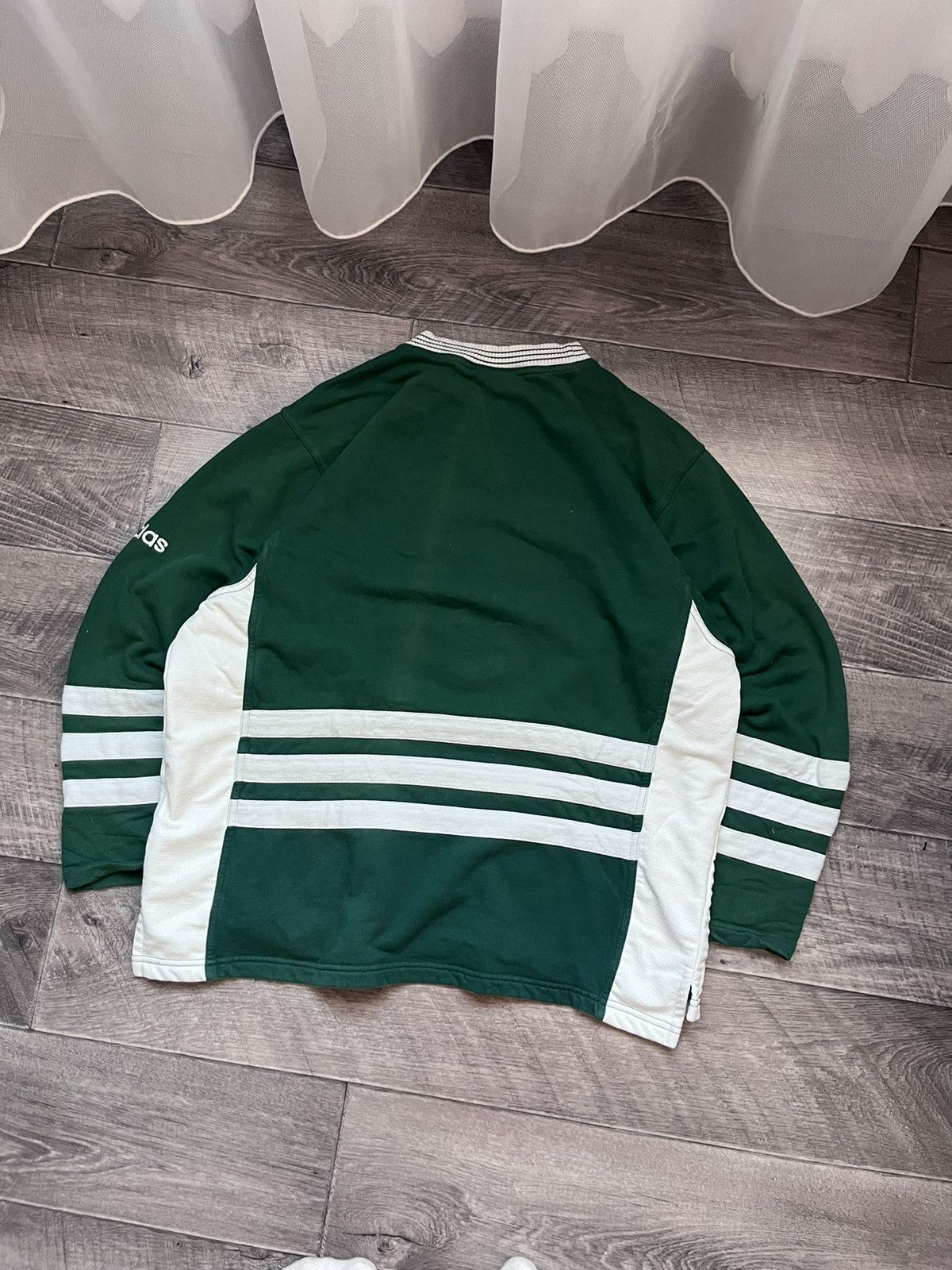 Adidas Vintage Adidas Trefoil Sweatshirt Big Logo Crewneck Size US M / EU 48-50 / 2 - 3 Thumbnail