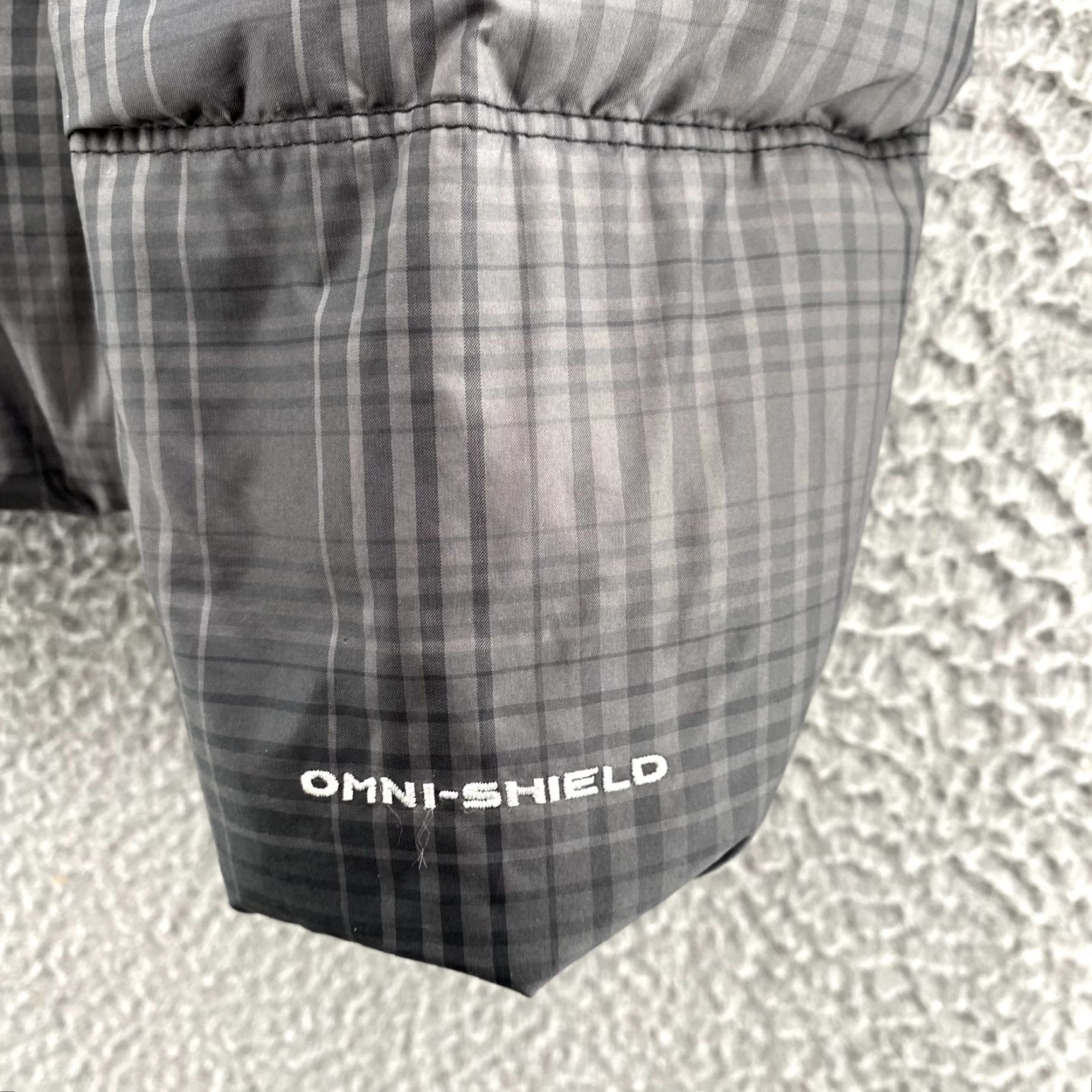 Vintage Columbia Goose Down Puffer Jacket Womens Medium Gray Plaid Omni Shield Gorpcore - Jacket - Womens - Medium - Gray - Go Size M / US 6-8 / IT 42-44 - 4 Thumbnail