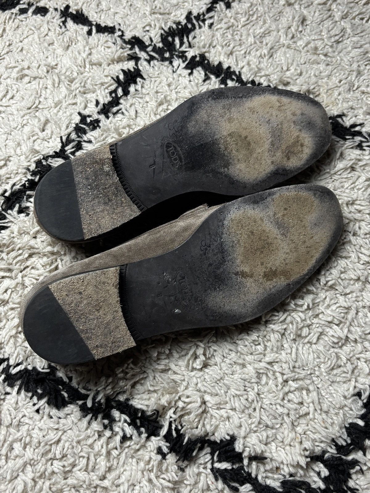 Tod's Tod’s Suede Loafers Vintage Double T Mocassino Leather Size US 8 / EU 41 - 11 Thumbnail