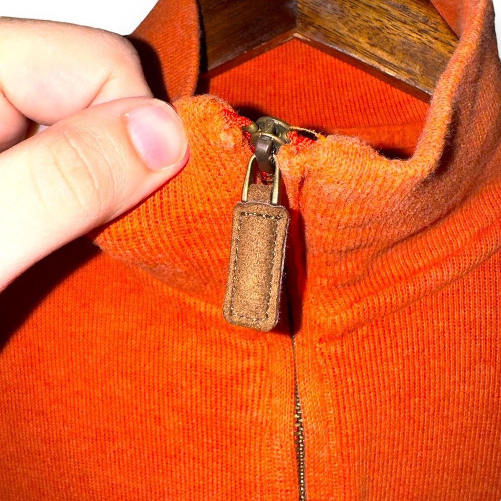 Polo Ralph Lauren Polo Ralph Lauren University Orange Estate Rib 1/4 Zip Sweat Size US M / EU 48-50 / 2 - 4 Thumbnail