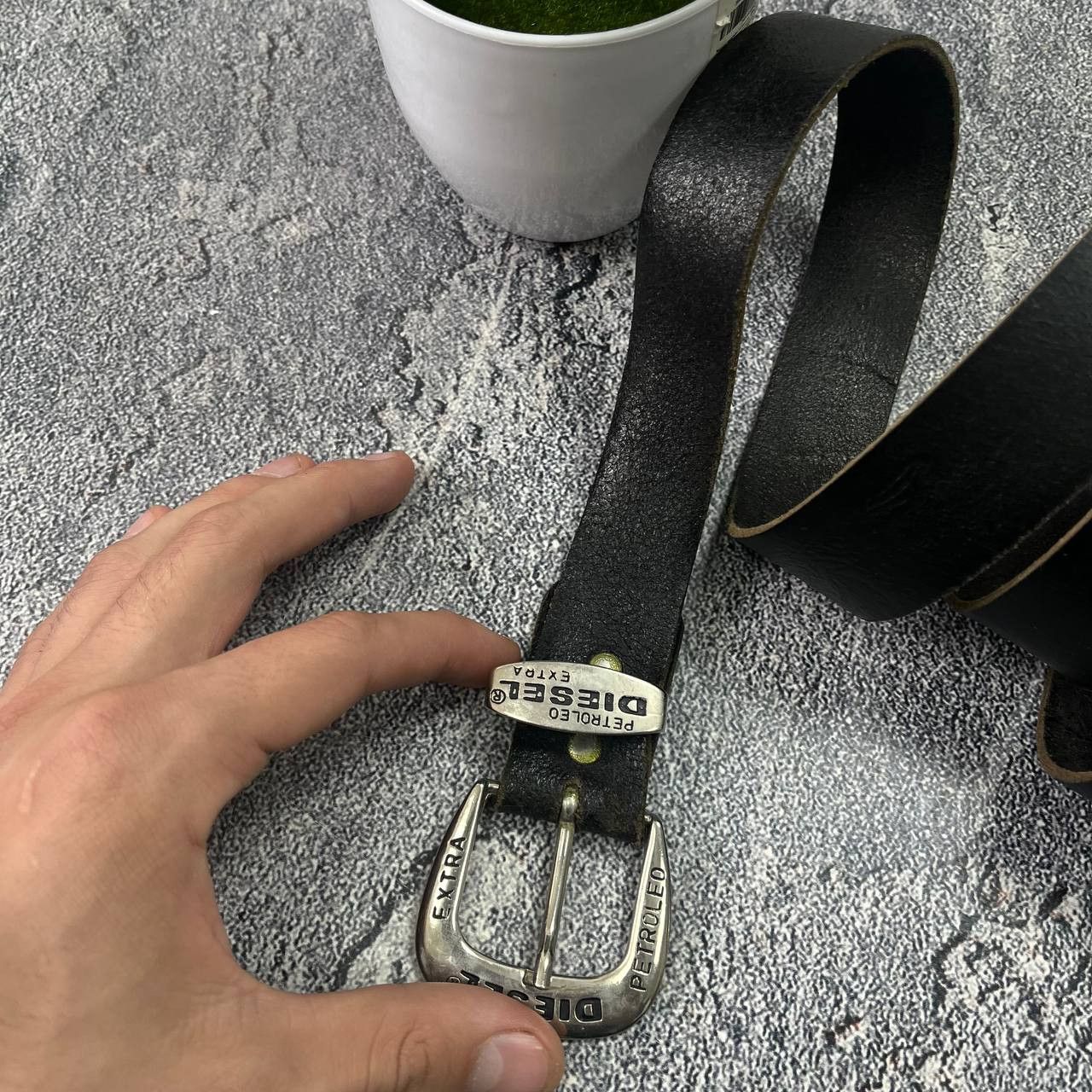 Diesel Vintage Diesel Leahet Belt Buckle Avantgarde Y2K Style Size ONE SIZE - 16 Thumbnail