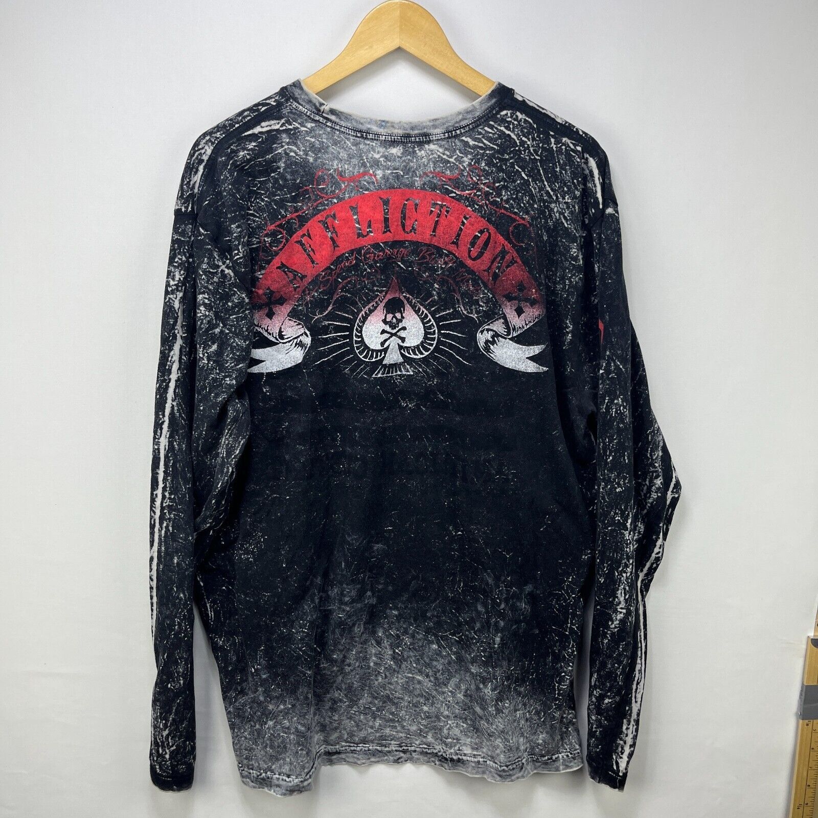Affliction × Vintage Vintage Y2K Affliction Reversible Skull Wing 2XL Tribal Goth Size US XXL / EU 58 / 5 - 3 Thumbnail
