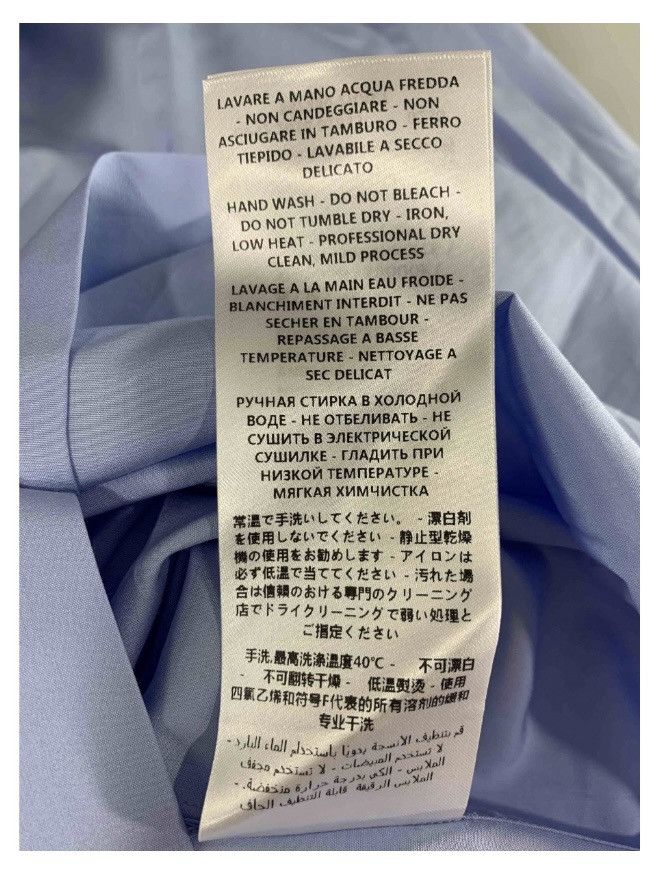 Gucci Gucci Blue Poplin GG Embroider Collar Slim Fit Shirt 16 NWT Size US L / EU 52-54 / 3 - 14 Thumbnail