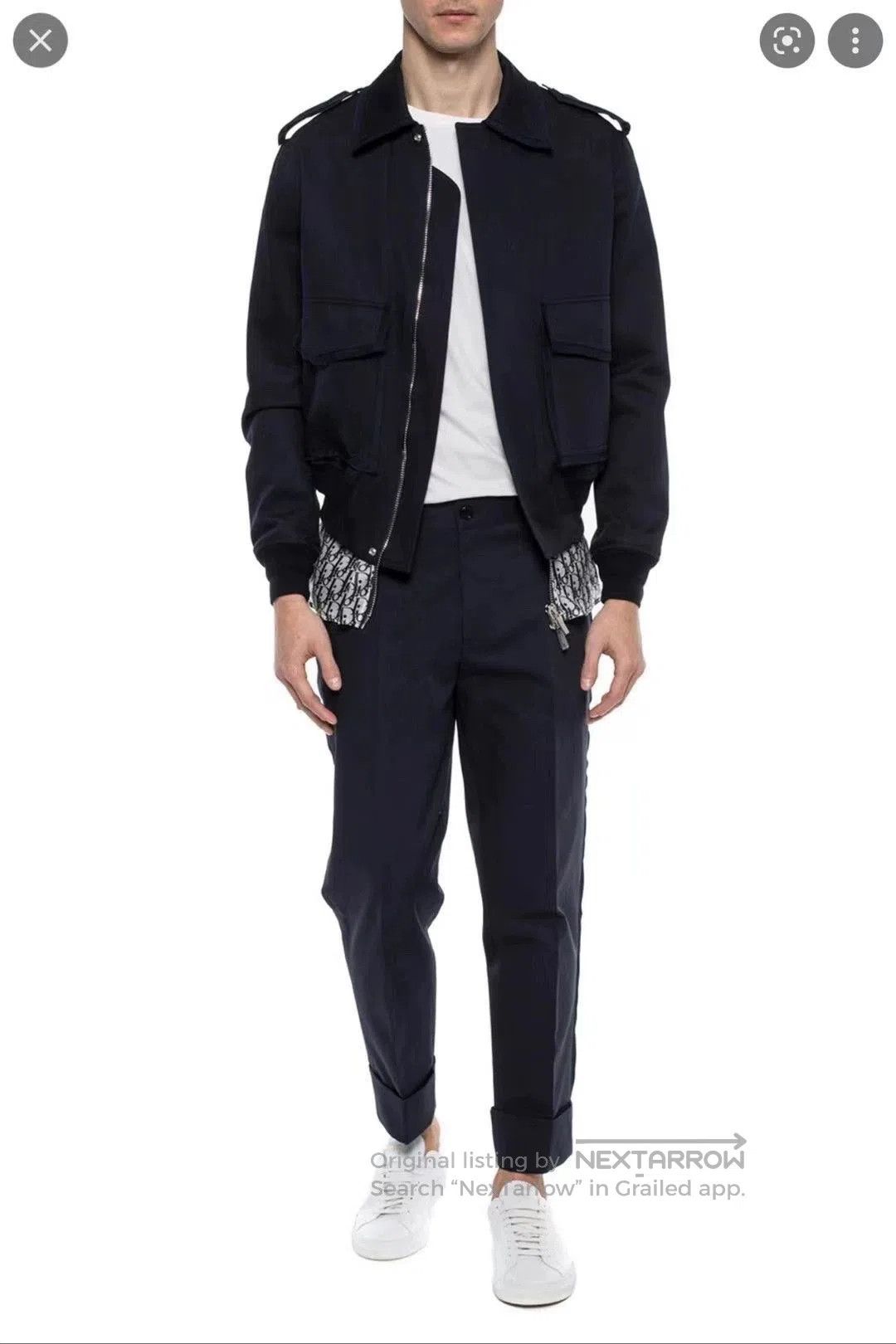 Dior Dior Homme Raw-Trimmed Zip Jacket. Size US M / EU 48-50 / 2 - 7 Thumbnail