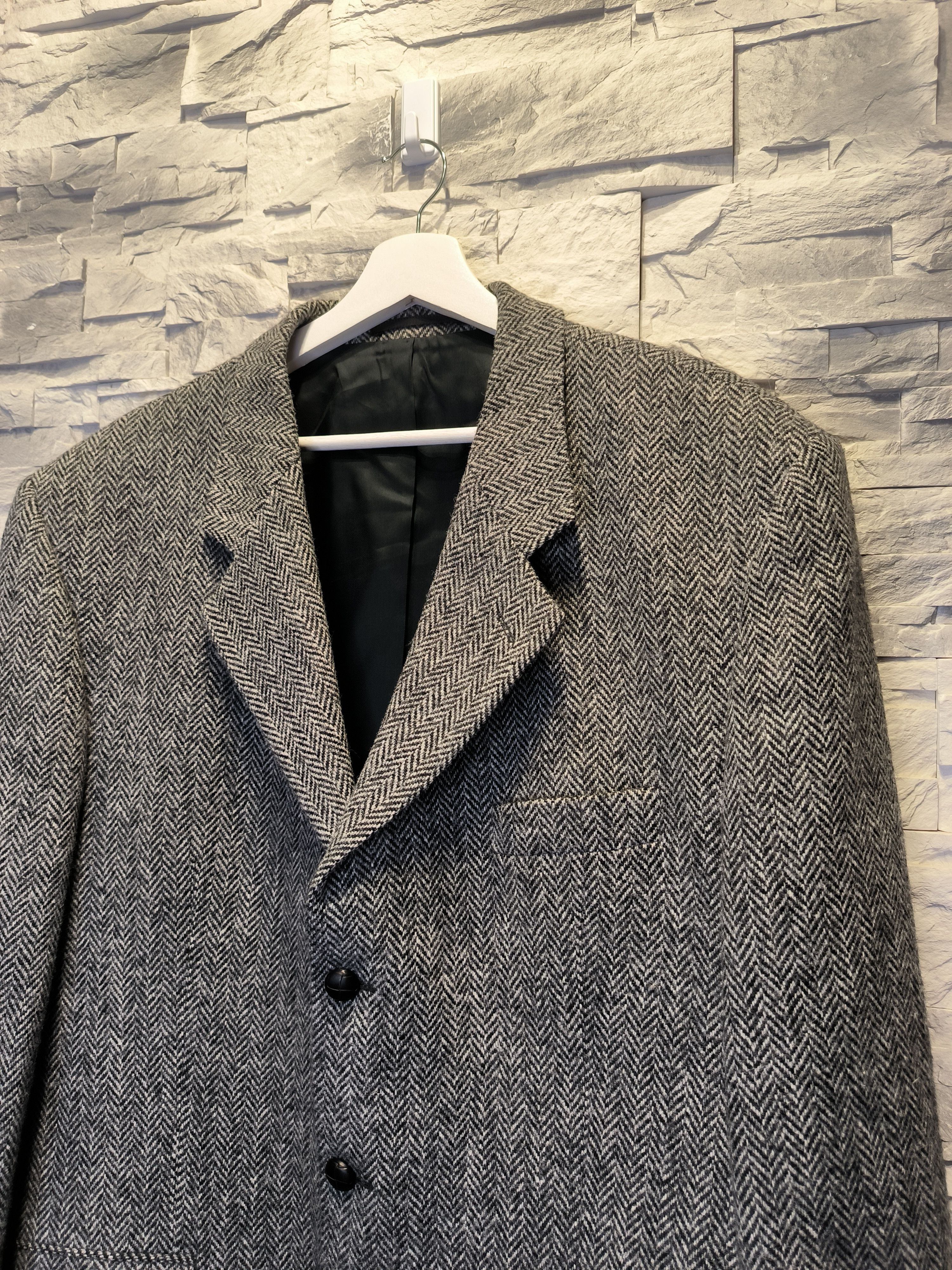 Harris Tweed Harris Tweed Suit Jacket Wool Gray Size 54R - 2 Thumbnail