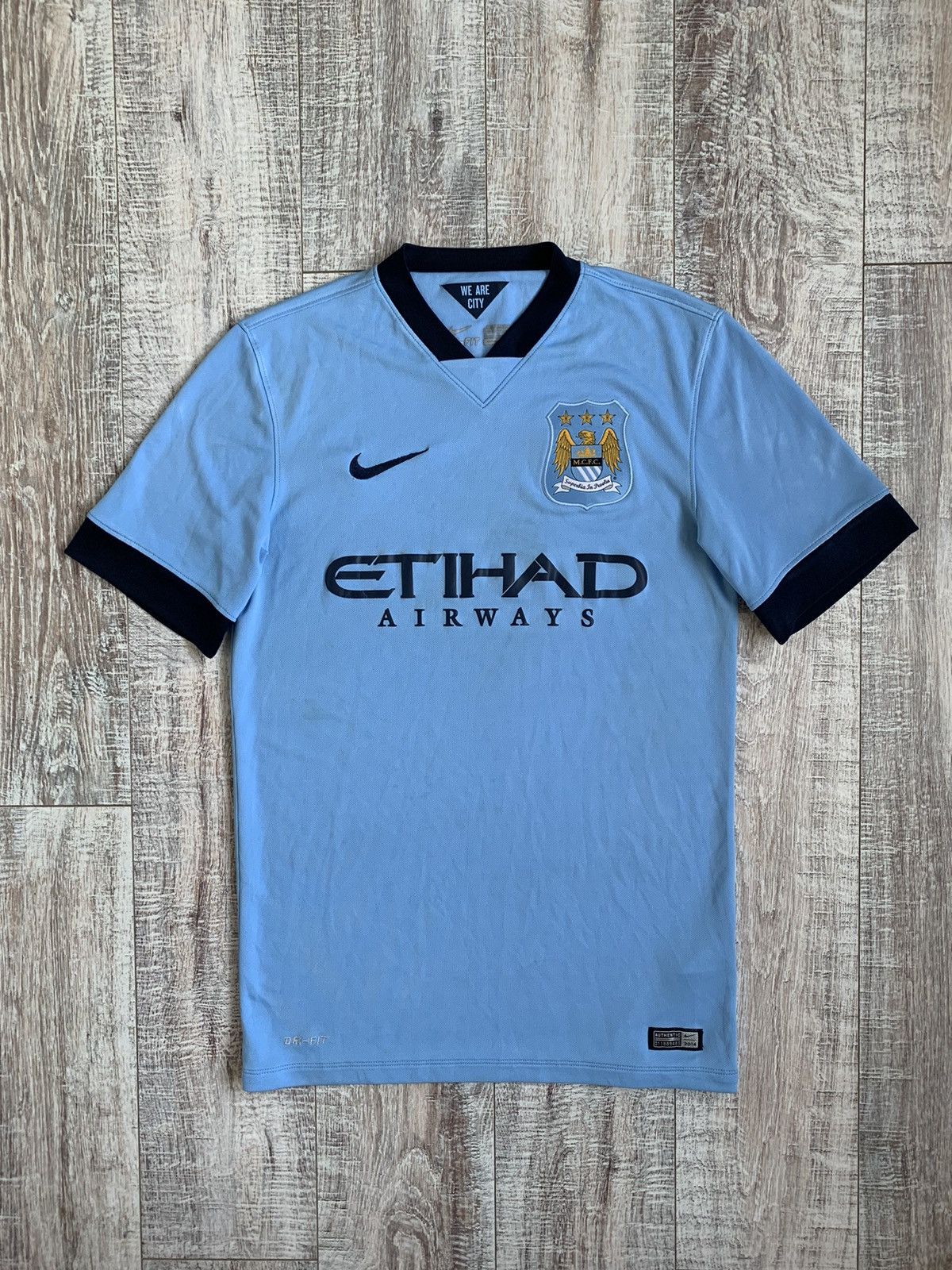 Nike × Vintage Vintage Nike Manchester city soccer jersey T shirt Size US S / EU 44-46 / 1 - 1 Thumbnail