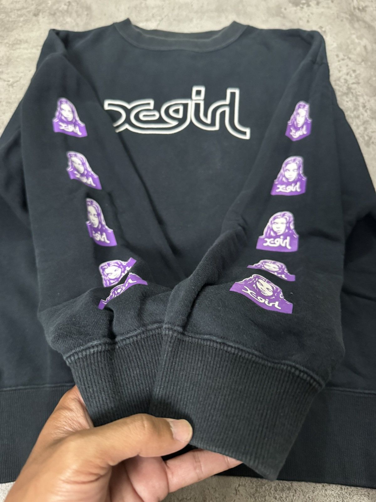Japanese Brand X GIRL LIKE HYSTERIC ICON LOGO PURPLE SWEATSHIRT Size US M / EU 48-50 / 2 - 4 Thumbnail
