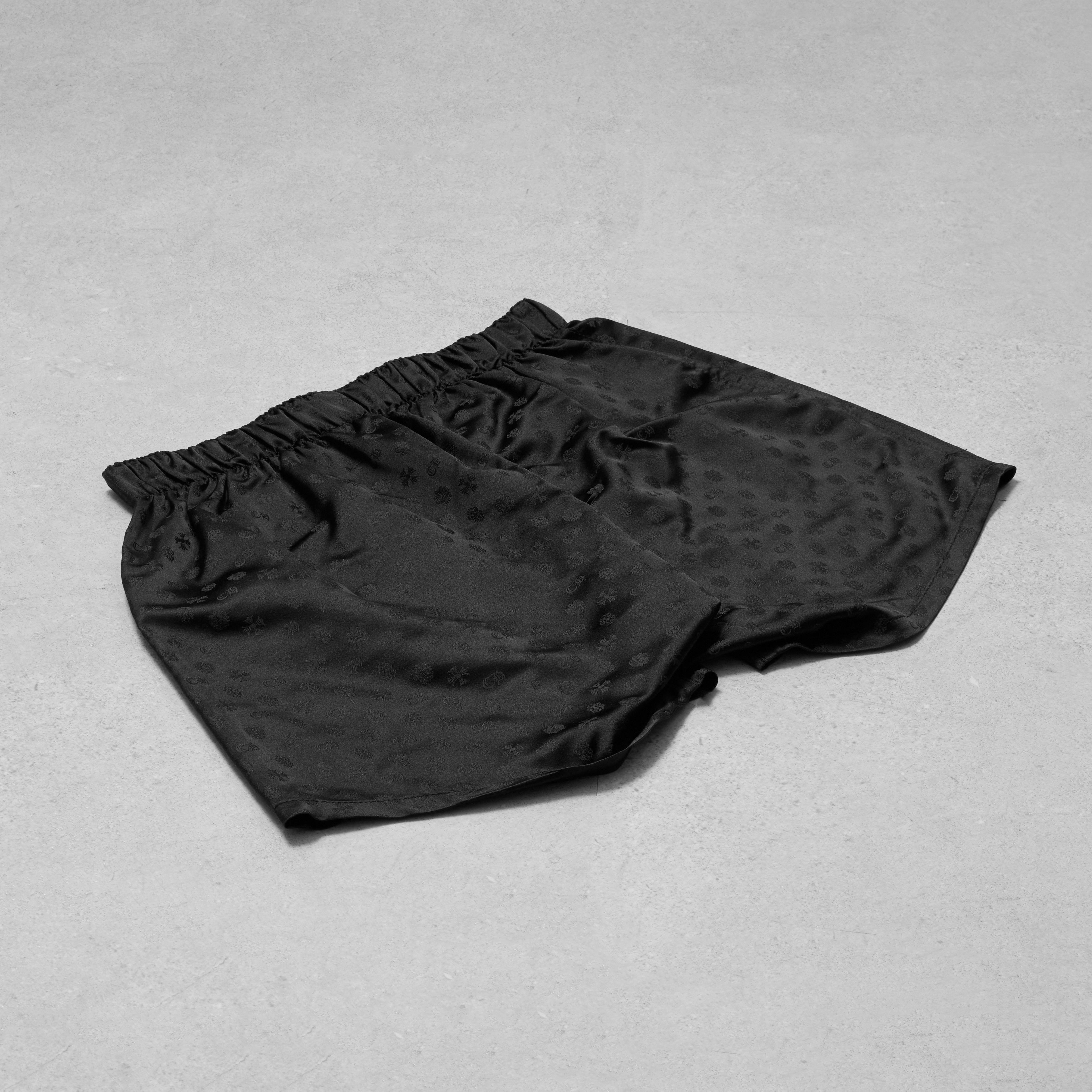 Chrome Hearts CHROME HEARTS Multilogo Silk Black Boxer Short Size US 32 / EU 48 - 2 Thumbnail