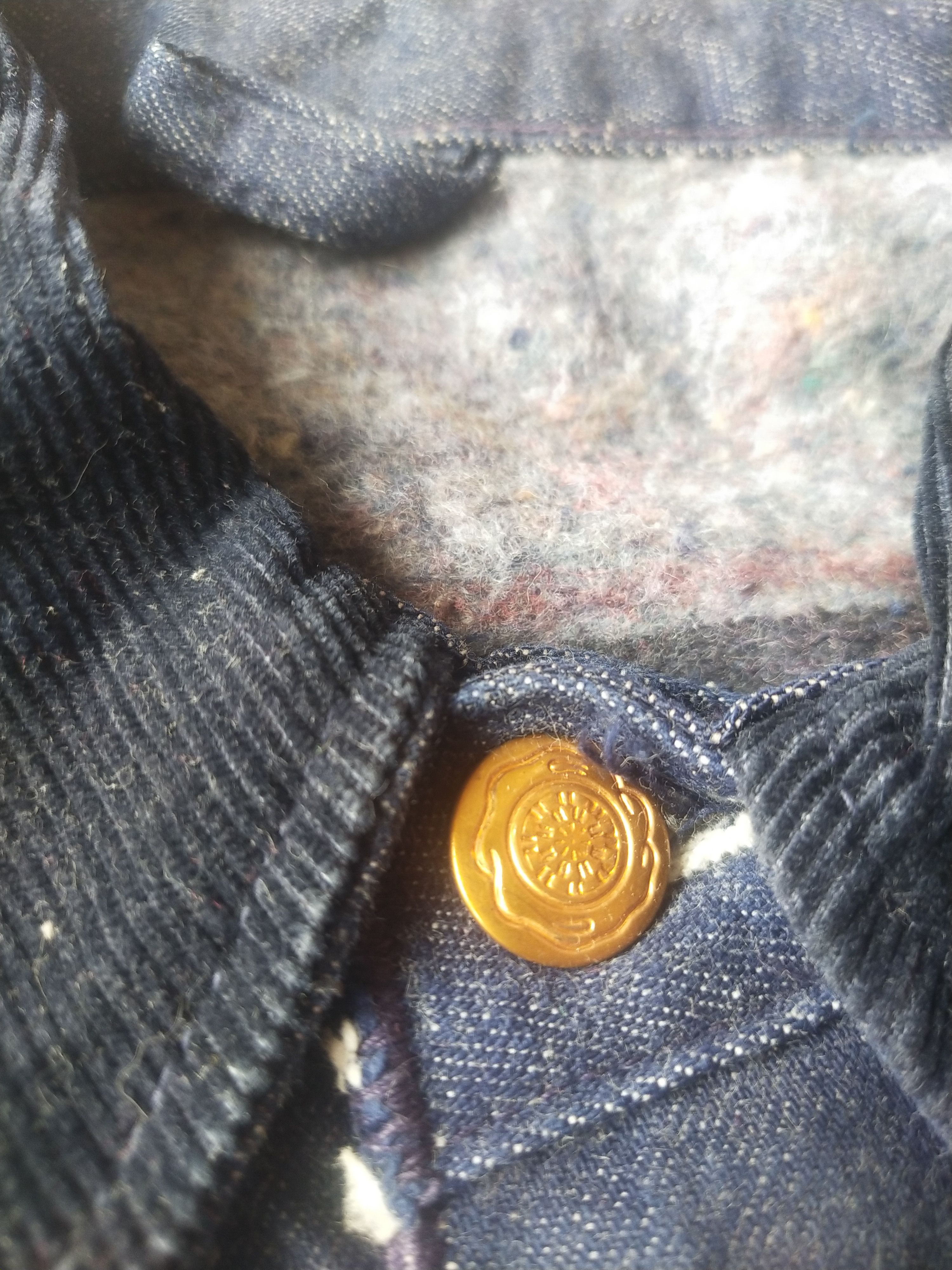 Wrangler 1970s Wrangler Blanket Lined Denim Chore Coat Barn Jacket Size US L / EU 52-54 / 3 - 5 Thumbnail