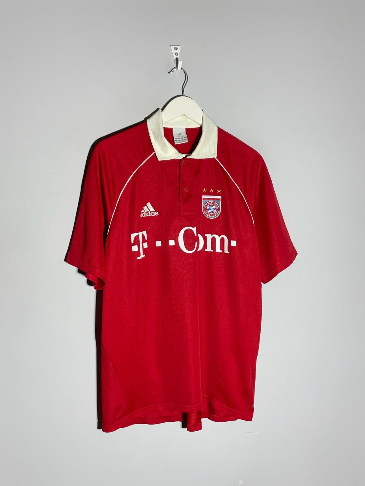 Vintage Bayern Munchen Adidas 2005/06 Vintage Home Football Shirt Size US M / EU 48-50 / 2 - 2 Thumbnail