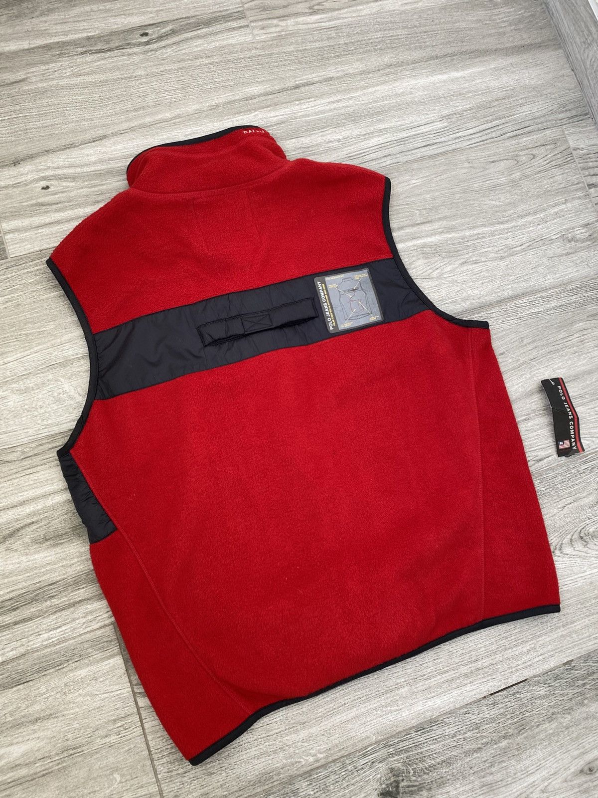 Polo Ralph Lauren VINTAGE POLO RALPH LAUREN FLEECE VEST NYLON HIDE-AWAY HOOD Size US M / EU 48-50 / 2 - 15 Thumbnail
