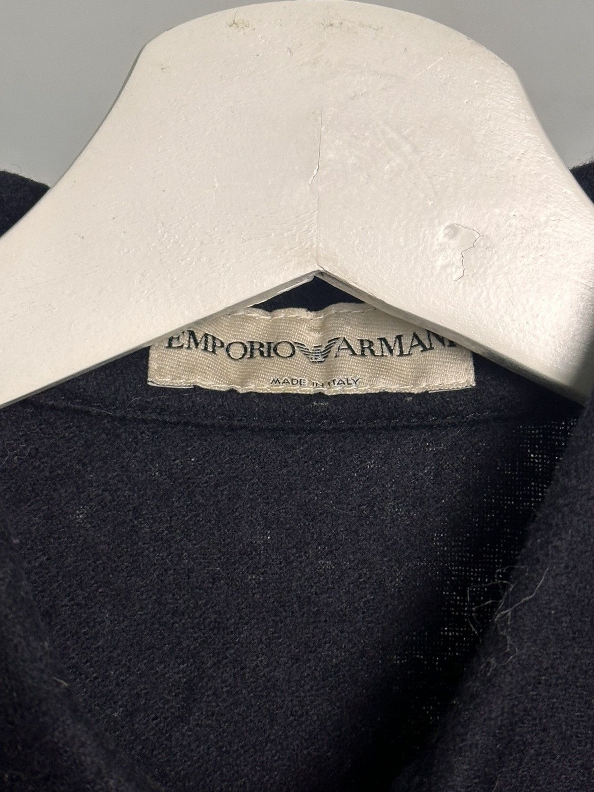 Emporio Armani Emporio Armani Wool Cashmere Button-Up Shirt Jacket Size US M / EU 48-50 / 2 - 3 Thumbnail