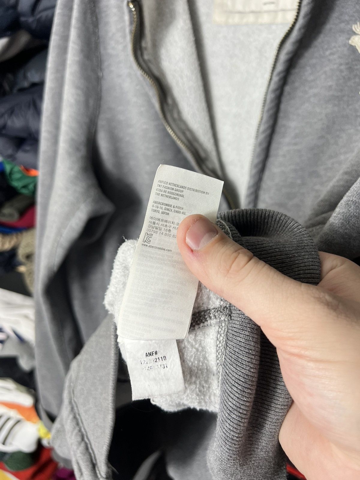 Abercrombie & Fitch Vintage Abercrombie & Fitch Moose Zip Hoodie Grey Size XL Size US XL / EU 56 / 4 - 14 Thumbnail