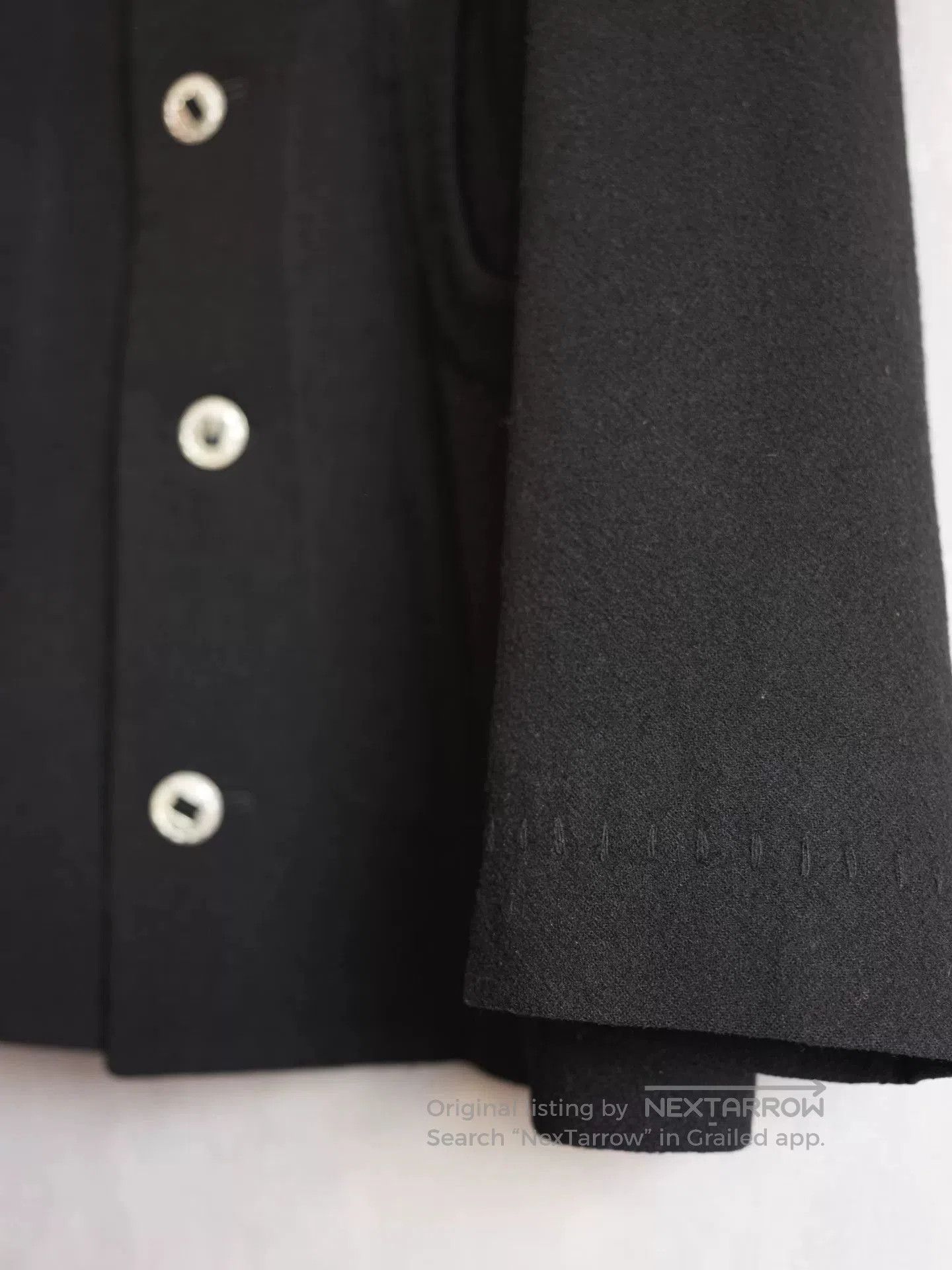 Yohji Yamamoto Yohji Yamamoto Silver Button Black Coat. Size US L / EU 52-54 / 3 - 6 Thumbnail