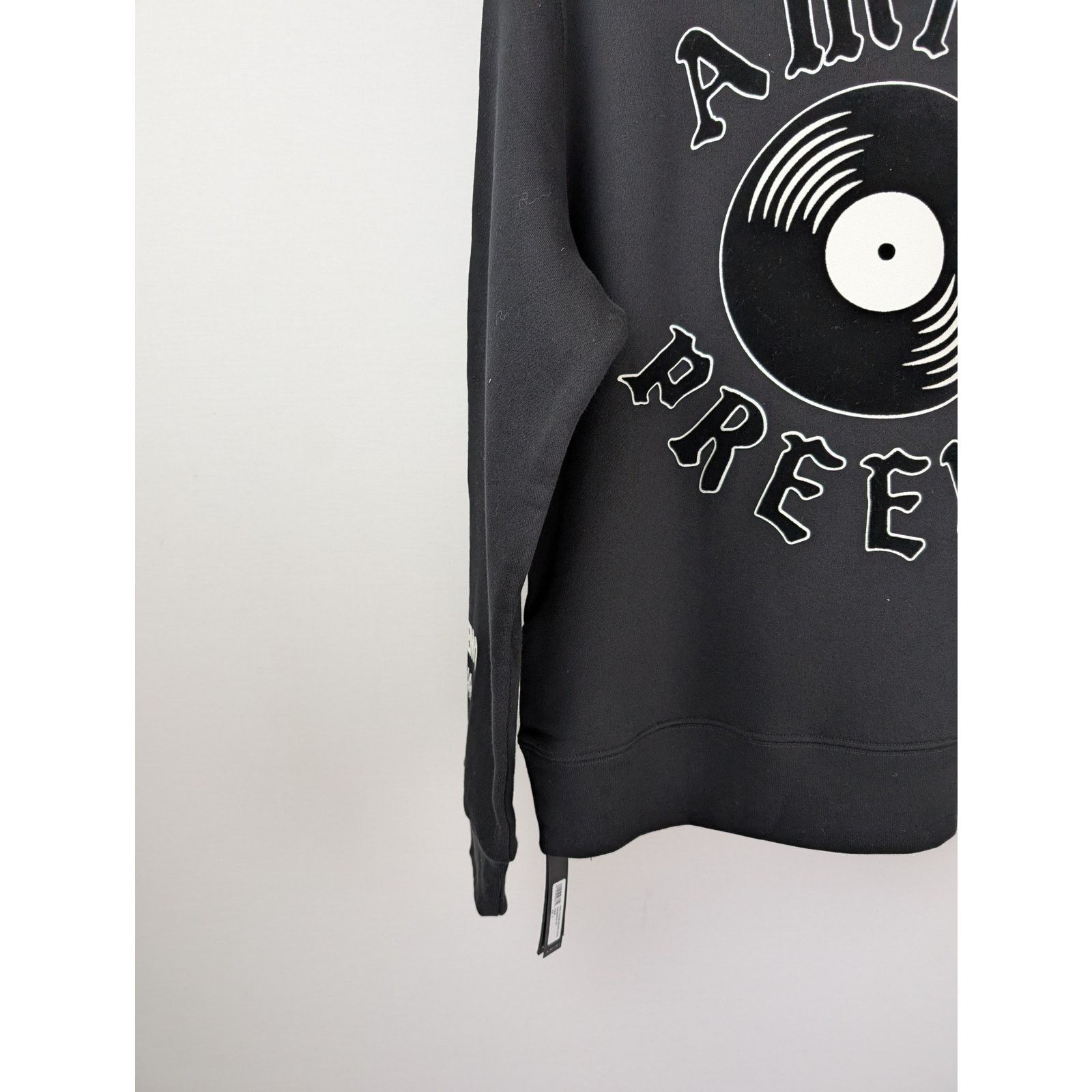 Amiri o1rshd1 Amiri Preemo Record Crewneck Sweatshirt in Black Size US M / EU 48-50 / 2 - 11 Thumbnail