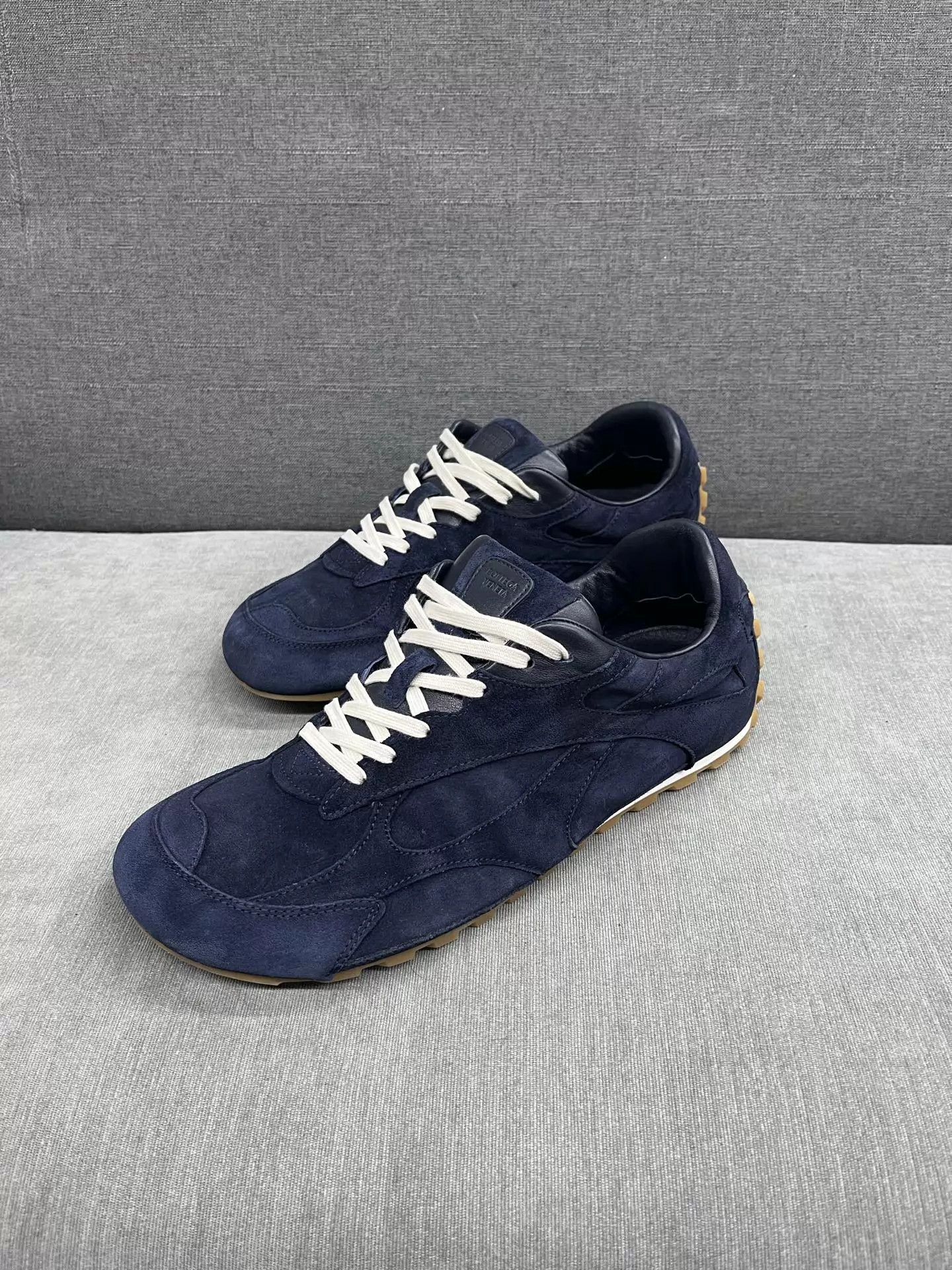 Bottega Veneta Blue Low-Top Sneakers Size 10 Size US 10 / EU 43 - 1 Thumbnail