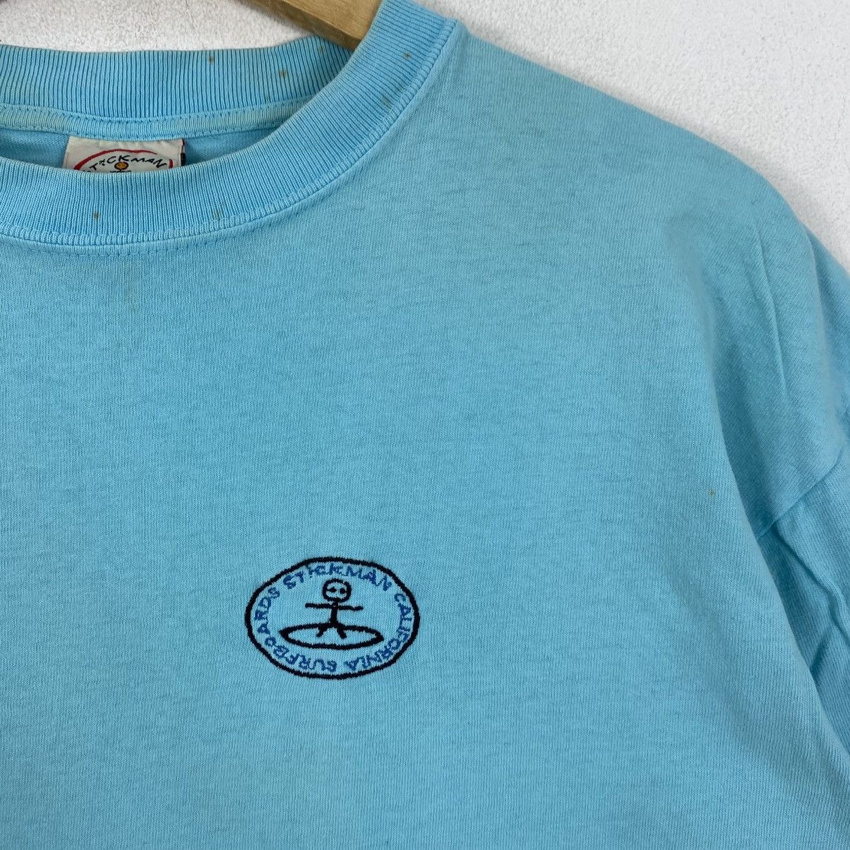 Vintage Vintage 90s Stickman California Surfboards Tee L Size US L / EU 52-54 / 3 - 4 Thumbnail