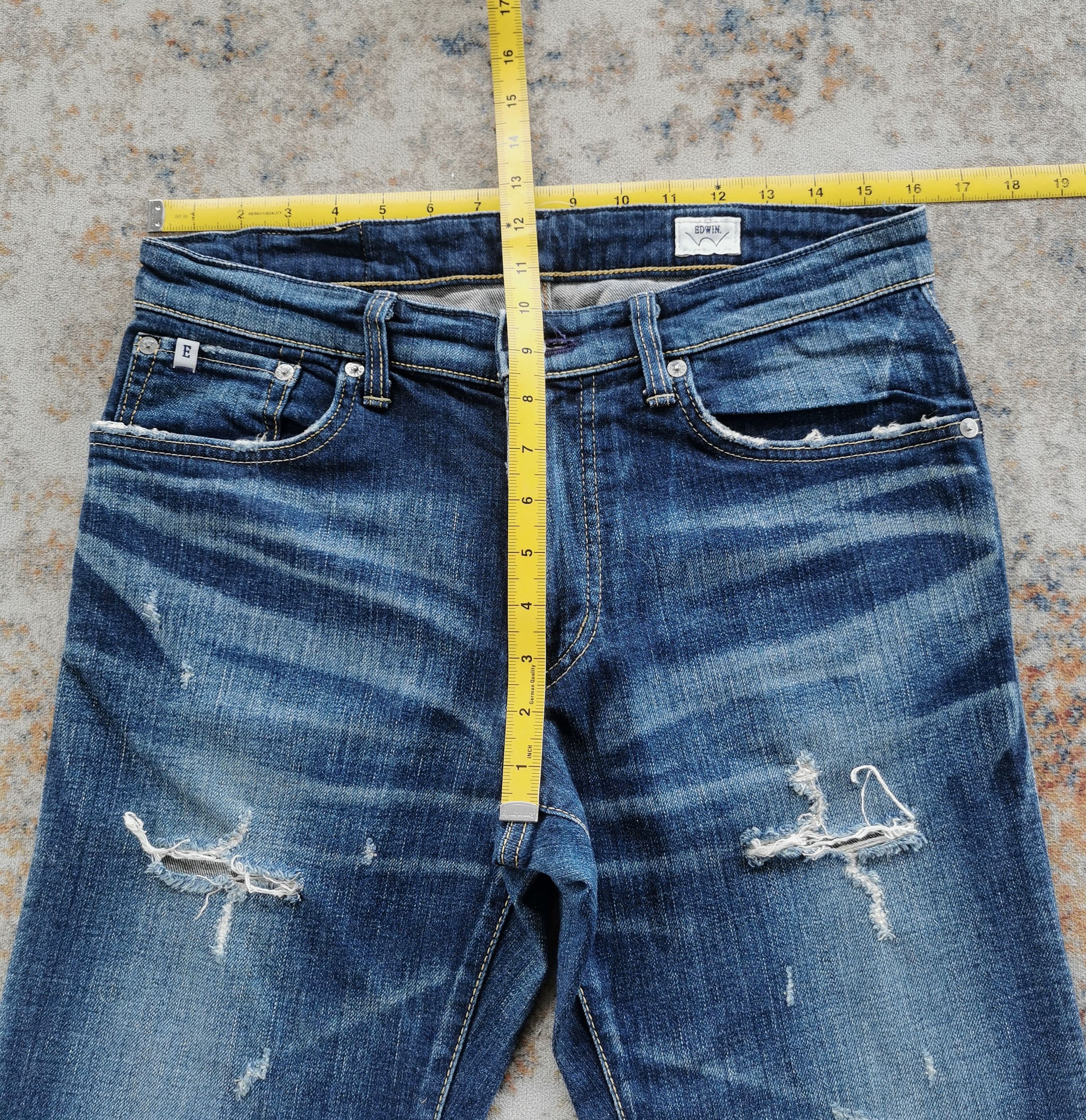 Edwin Avantgarde Edwin Distressed Slim Jeans Size US 32 / EU 48 - 6 Thumbnail