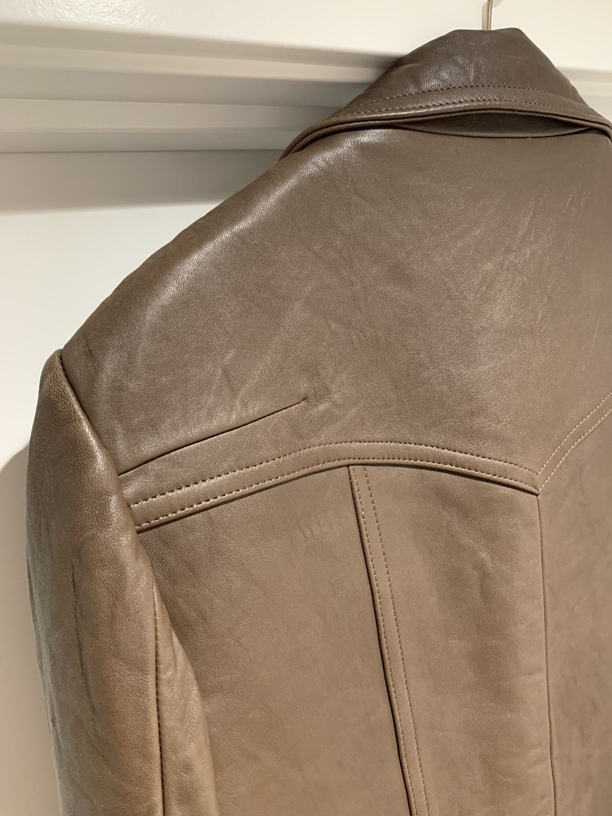 Number (N)ine (Runway) Fw07 “Love God Murder” leather shirt jacket Size US M / EU 48-50 / 2 - 8 Thumbnail