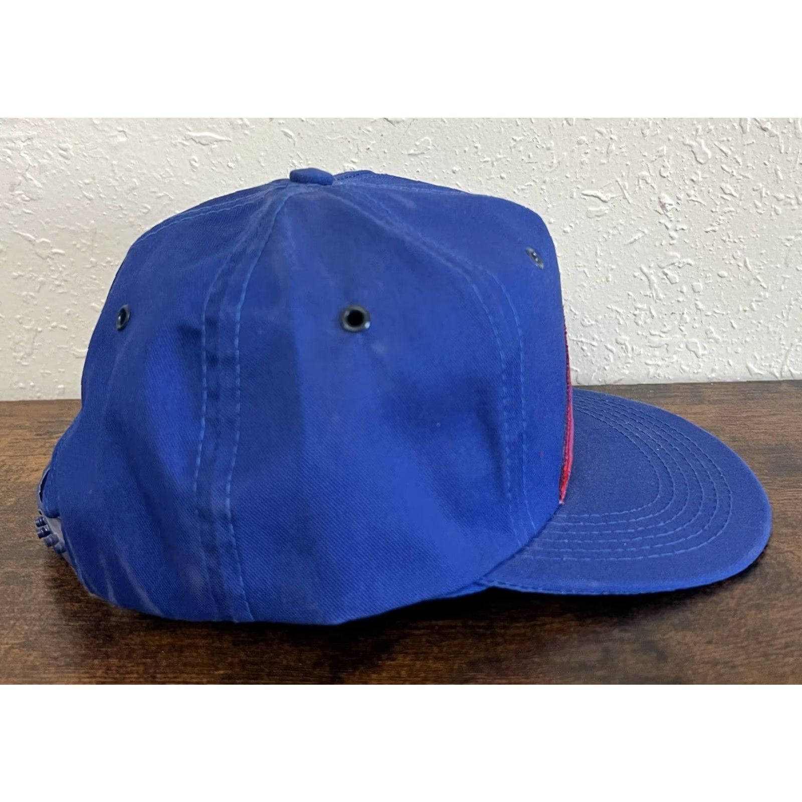Yamaha Yamaha Snapback Hat Cap Snowmobile Red Black One Size Men United States VMax 600 Cotton Adjustable Lightweight Cap USA Size ONE SIZE - 3 Thumbnail