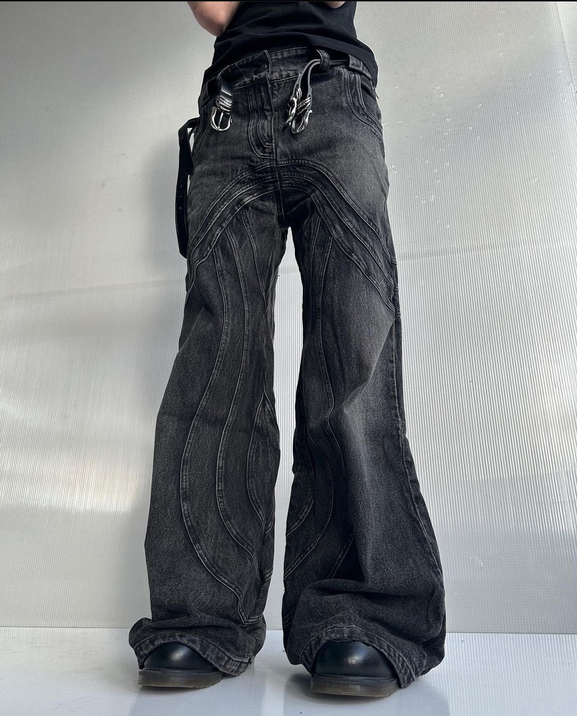 No Faith Studios No Faith Studios Wave Denim (Black) | Grailed