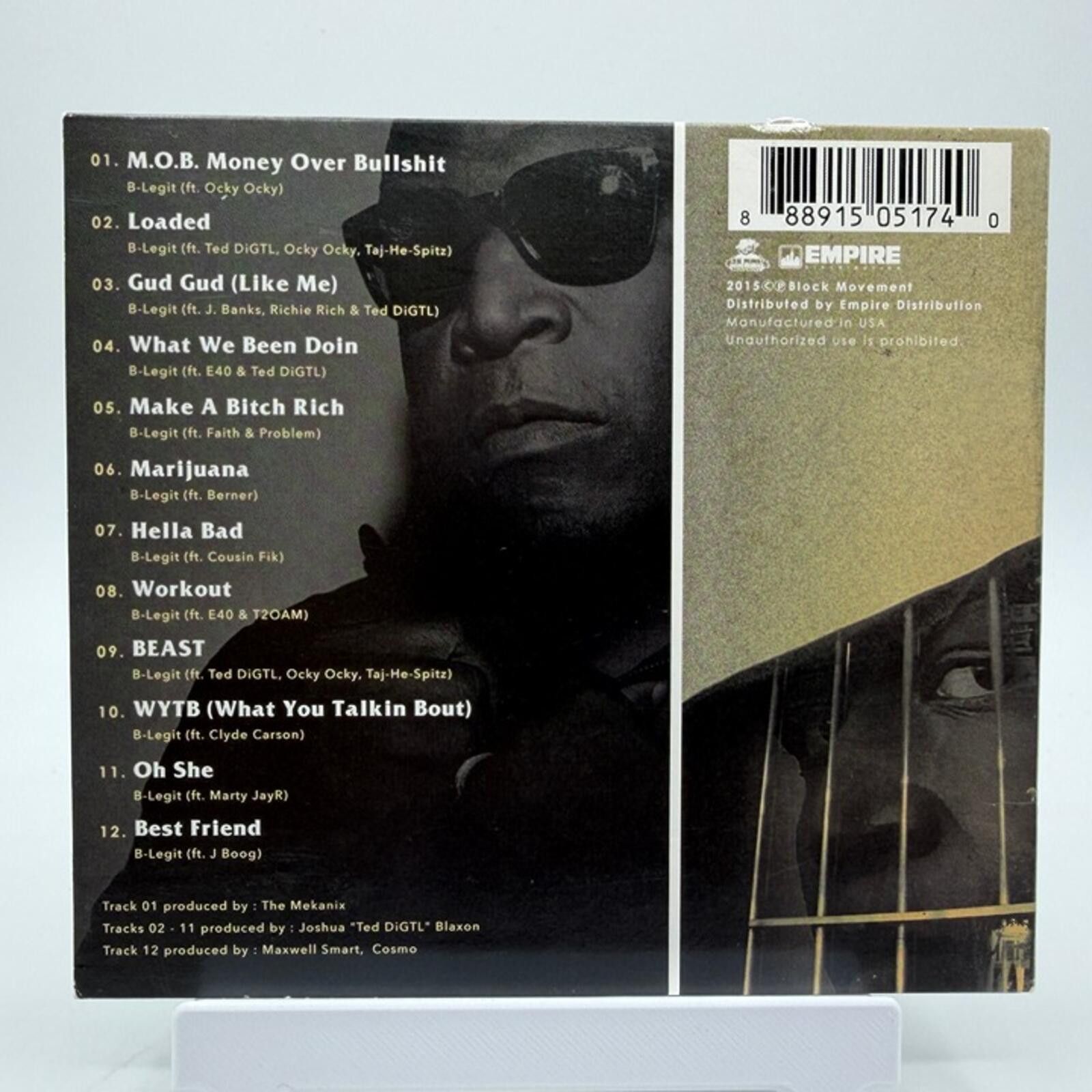 Other B-Legit - What We Been Doin (2015) - Audio CD - Hip Hop Size ONE SIZE - 2 Thumbnail
